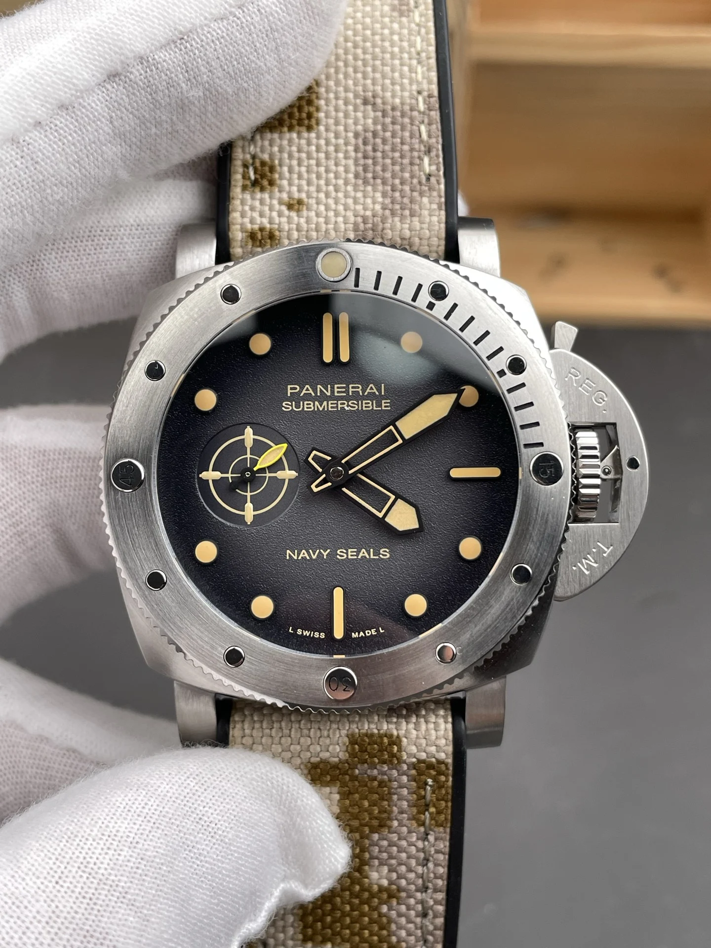 Panerai PAM01518 — photographed off the sweep