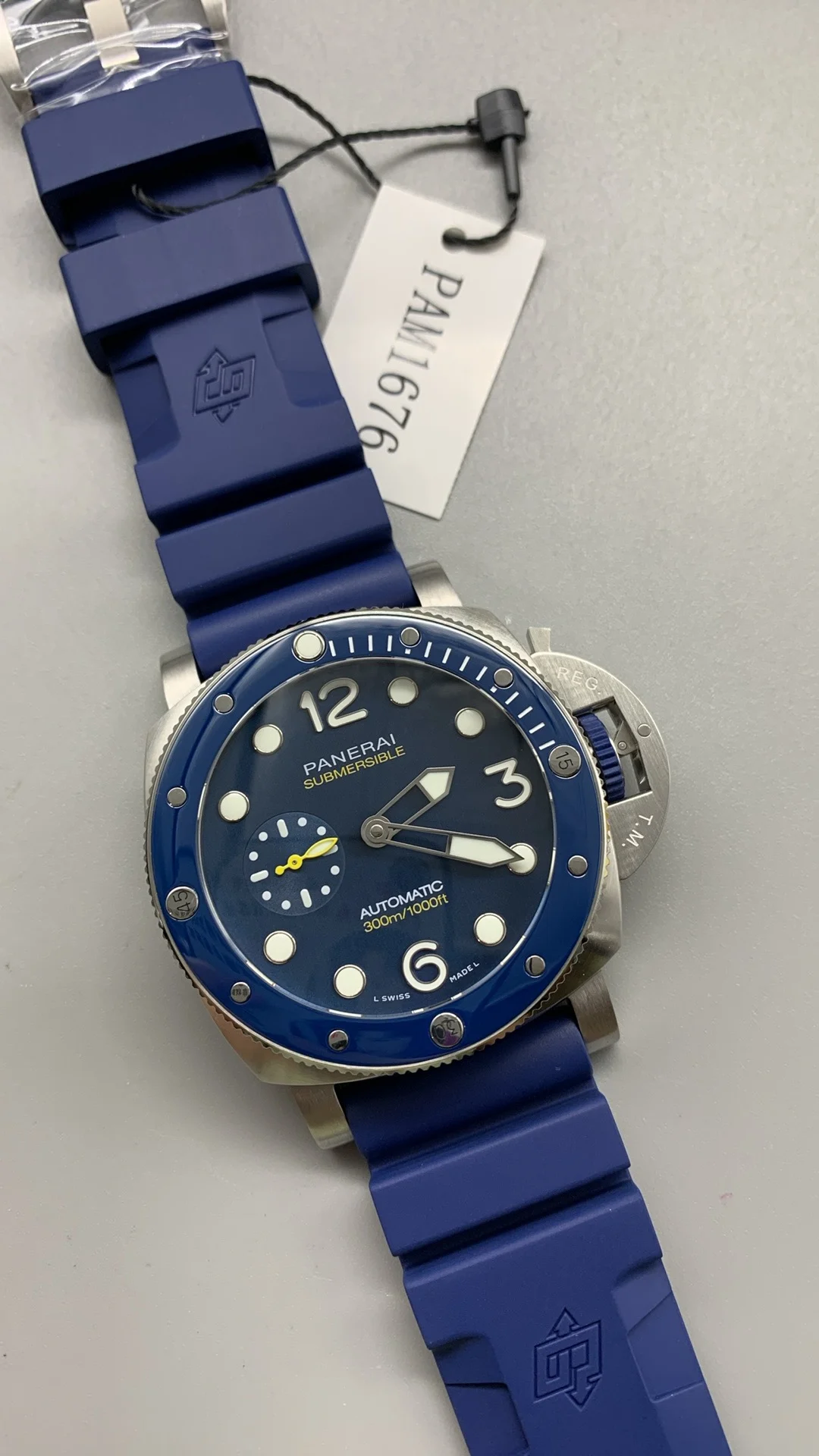 Panerai PAM01676 — photographed off the sweep