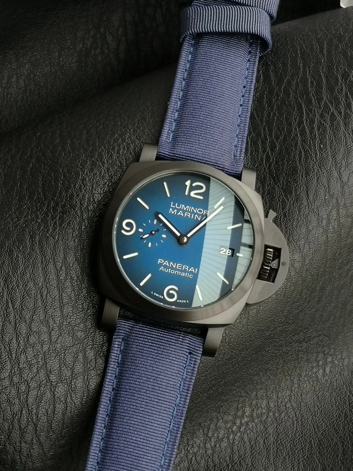 Panerai PAM02319 — photographed off the sweep