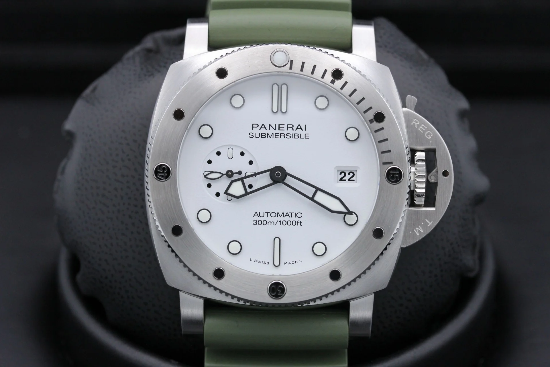 Panerai Steel PAM01226 — photographed off the sweep