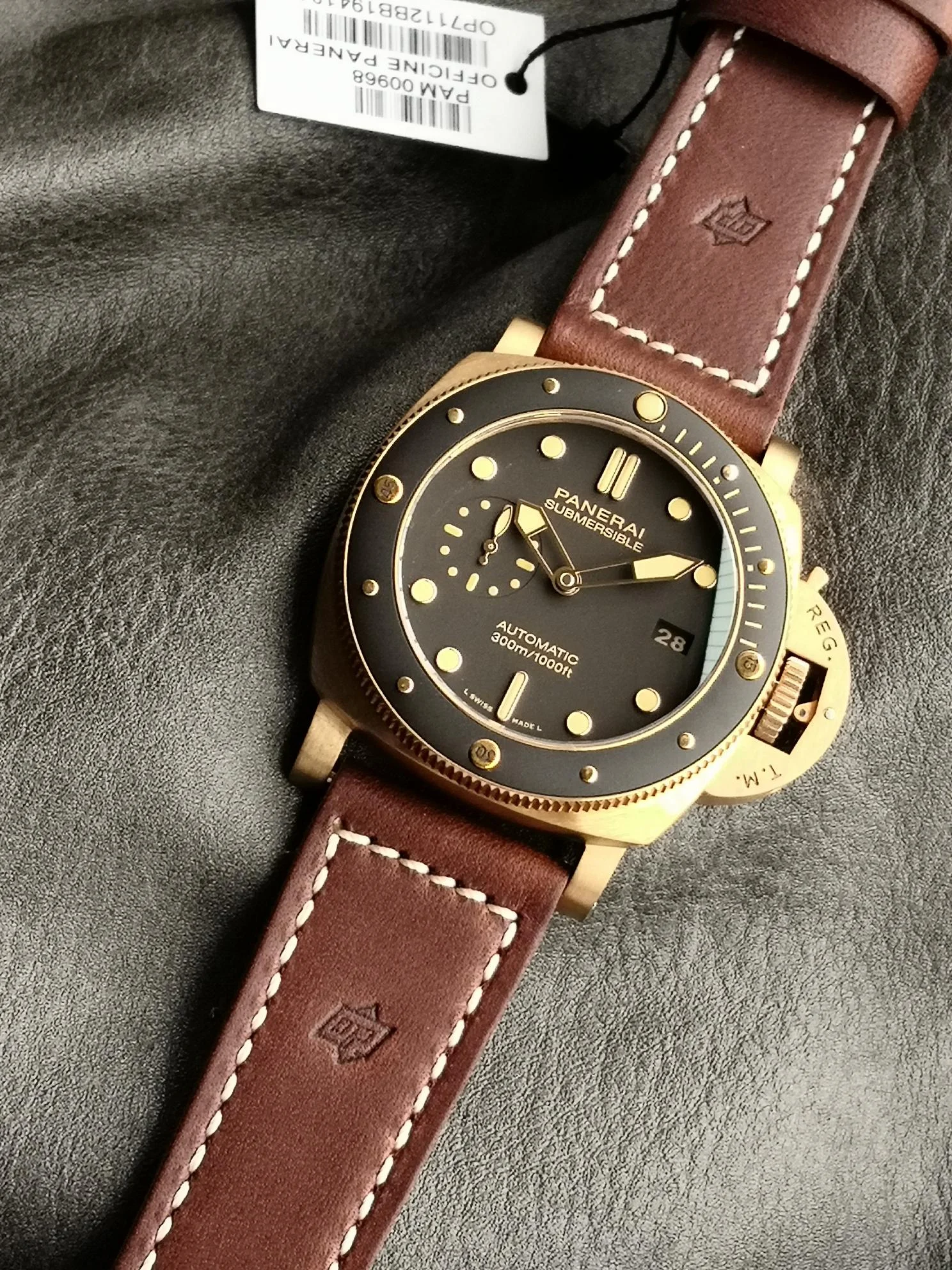 Panerai Submersible PAM01287 — photographed off the sweep