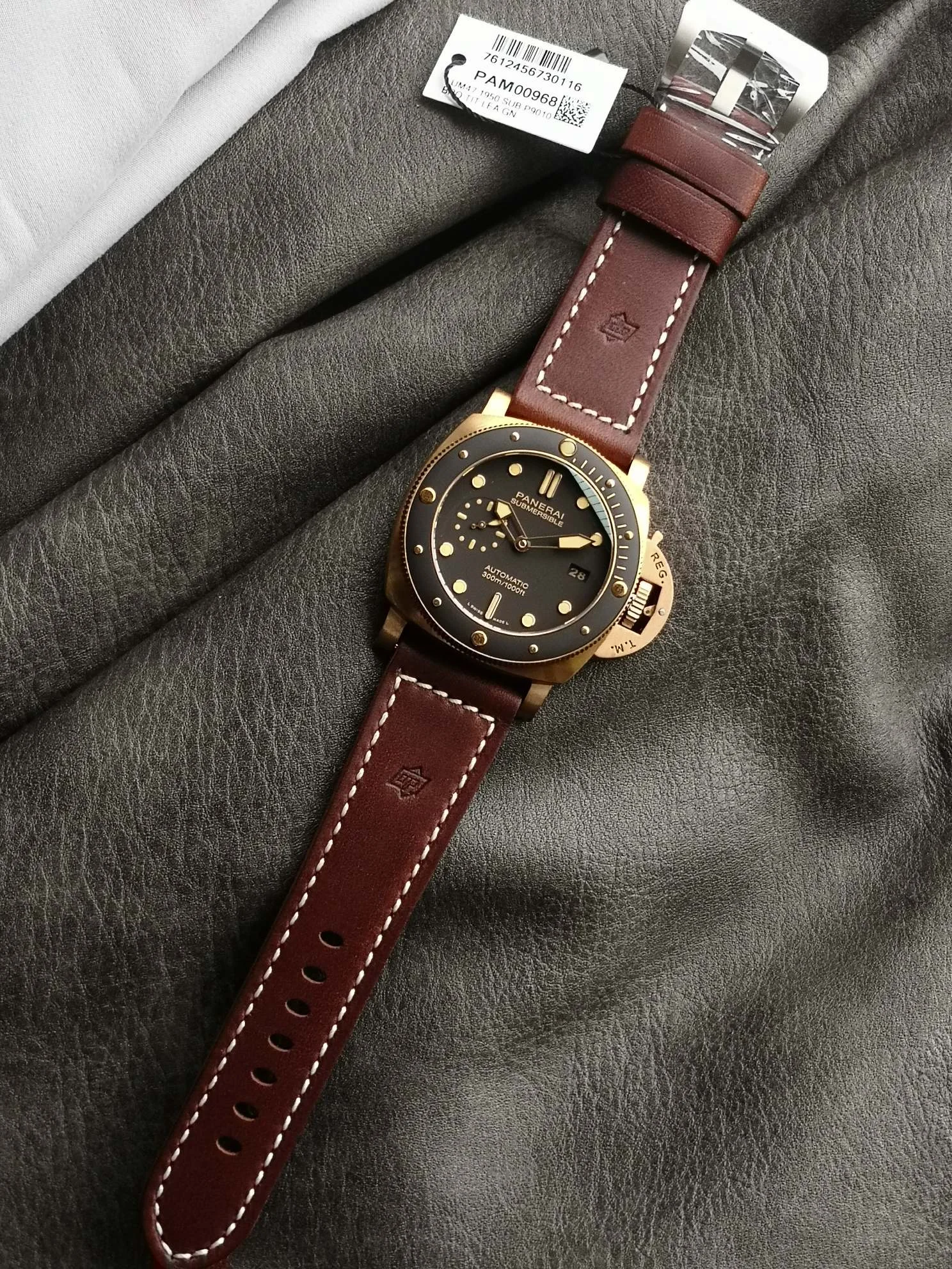 Panerai Submersible PAM01287 — photographed off the sweep
