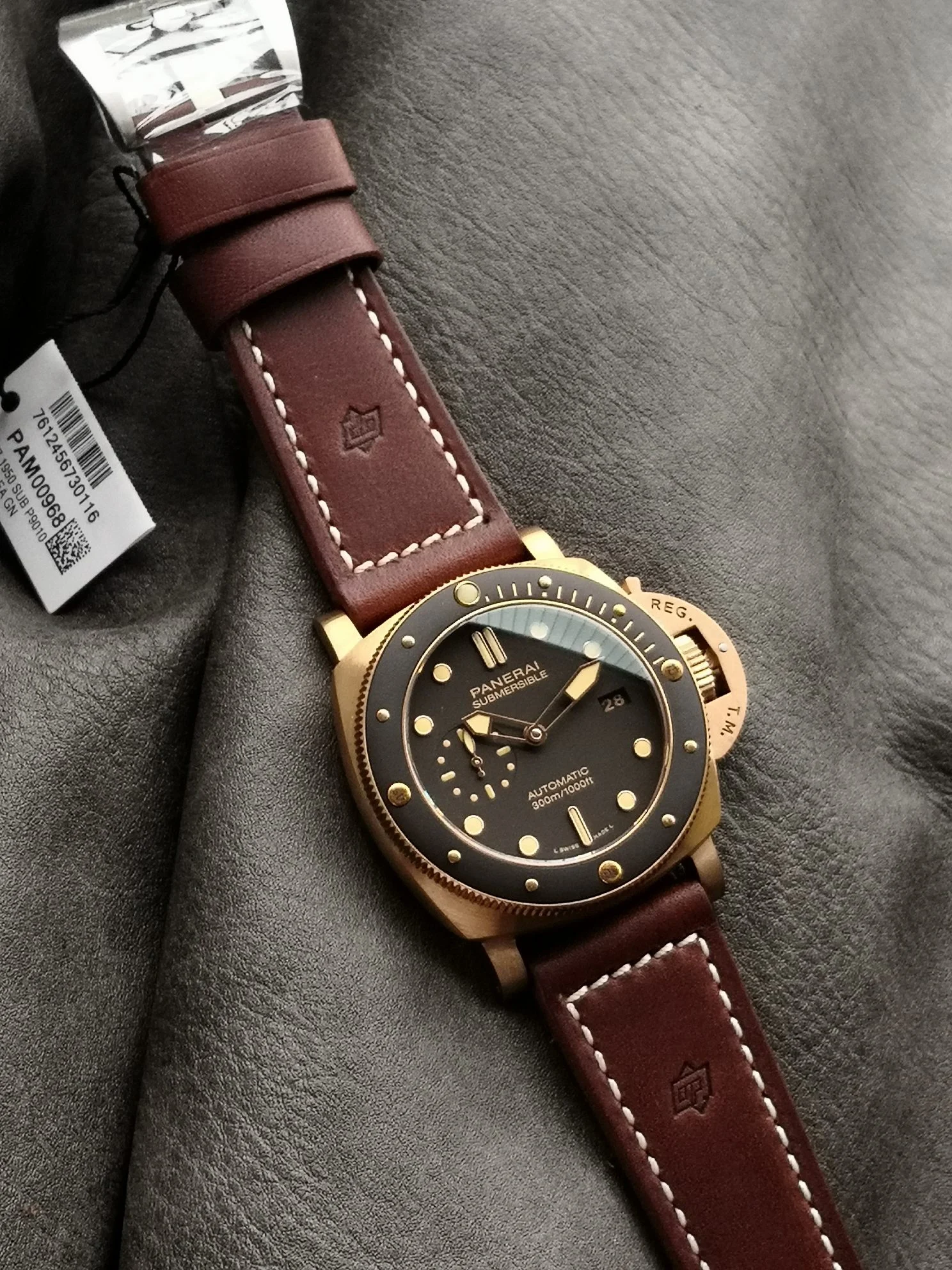 Panerai Submersible PAM01287 — photographed off the sweep