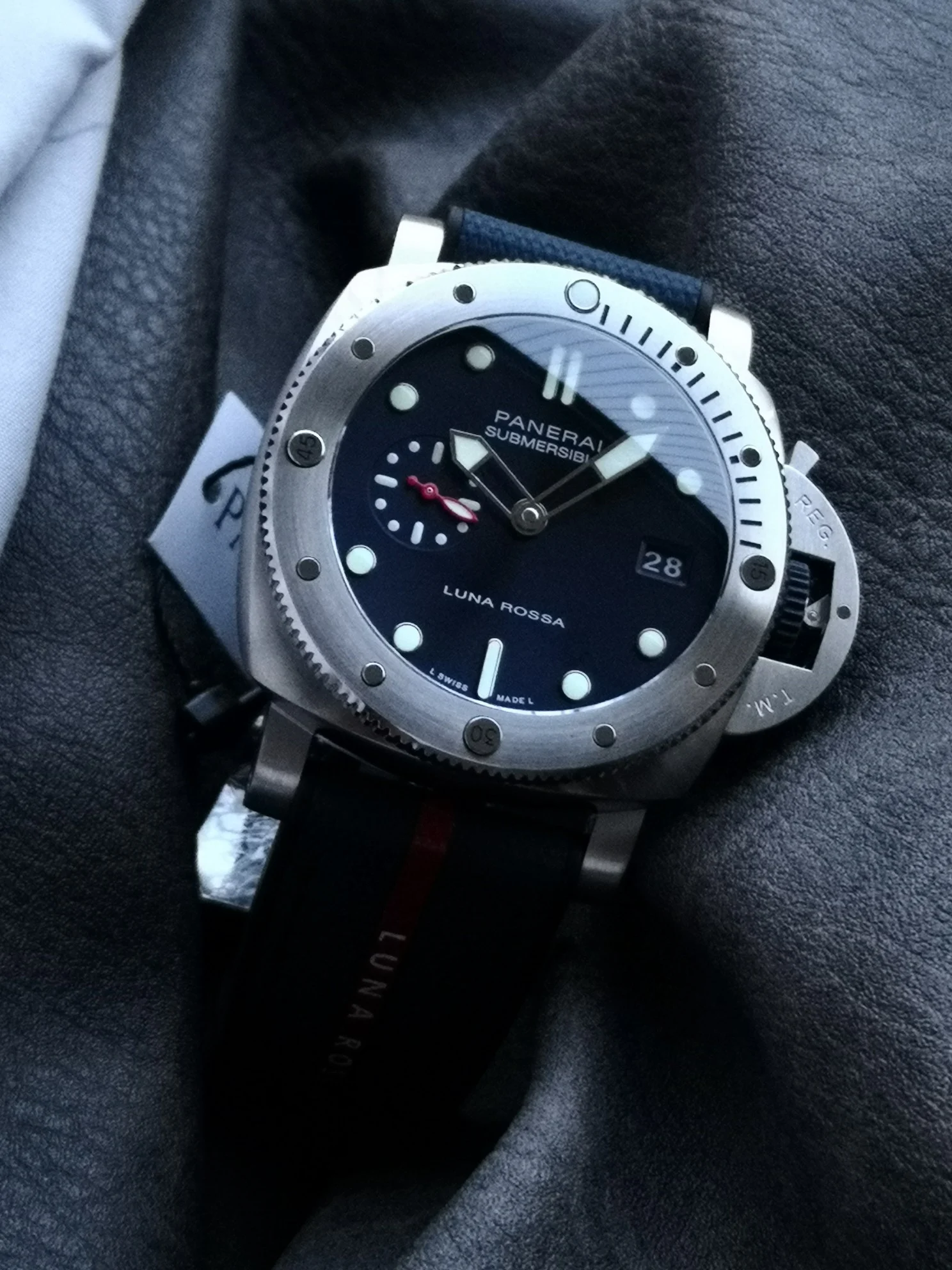 Panerai Submersible PAM01391 — photographed off the sweep
