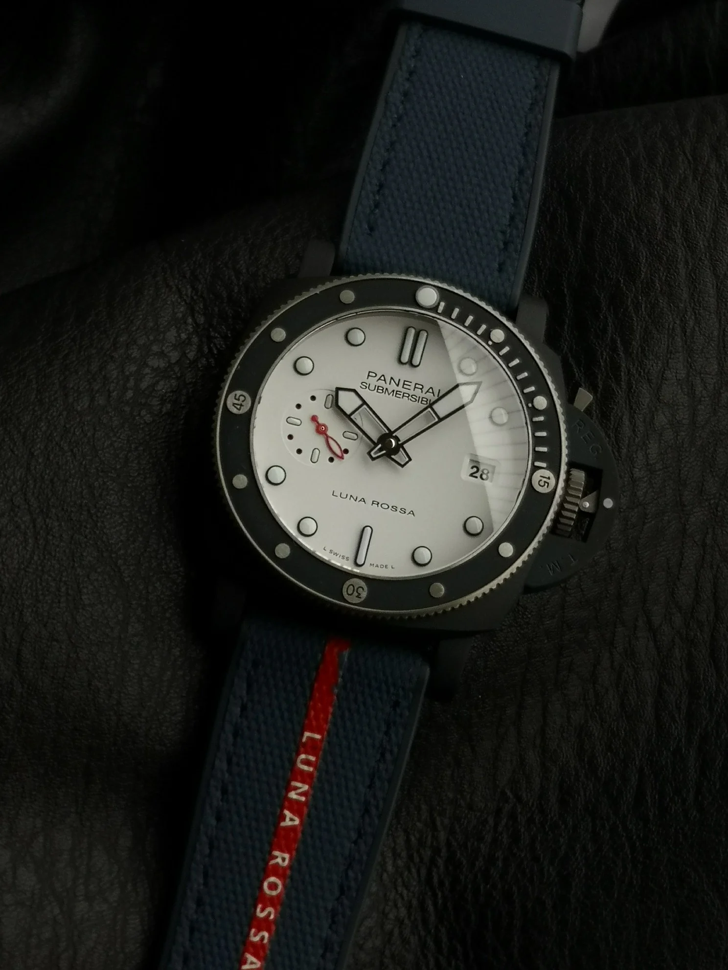Panerai Submersible PAM01543 — photographed off the sweep