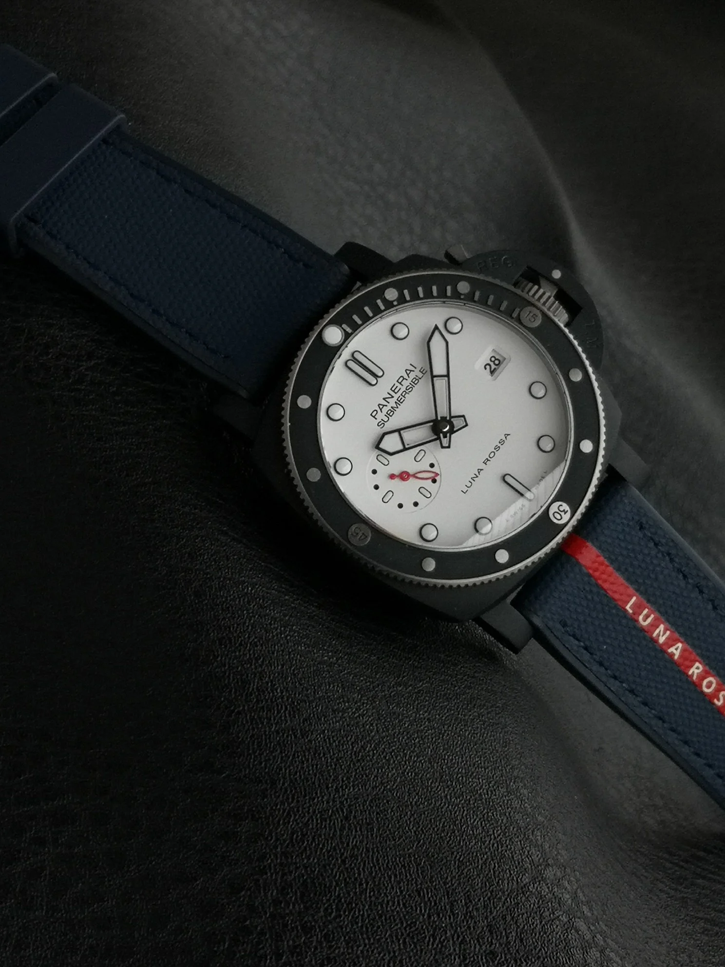 Panerai Submersible PAM01543 — photographed off the sweep
