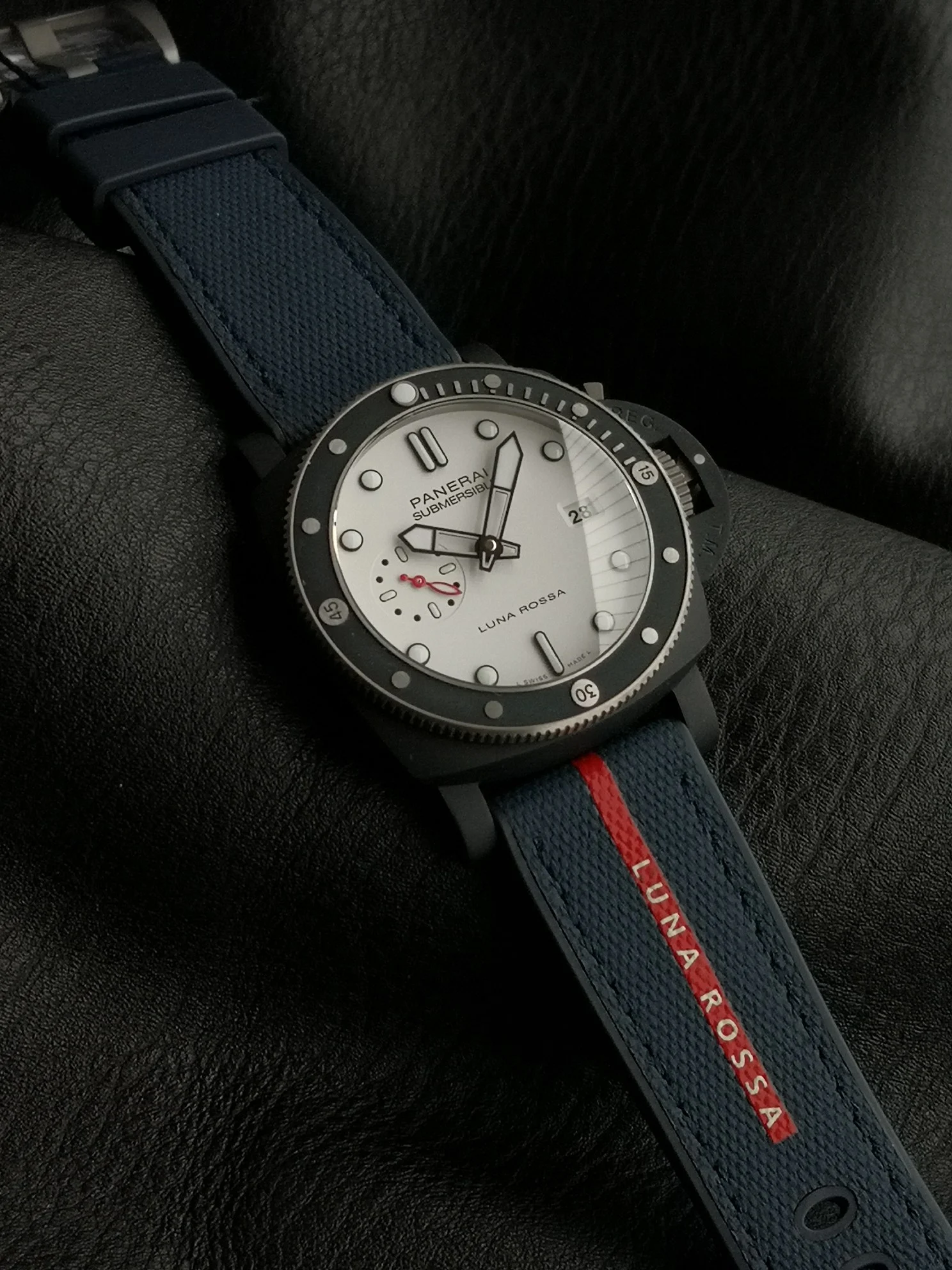 Panerai Submersible PAM01543 — photographed off the sweep