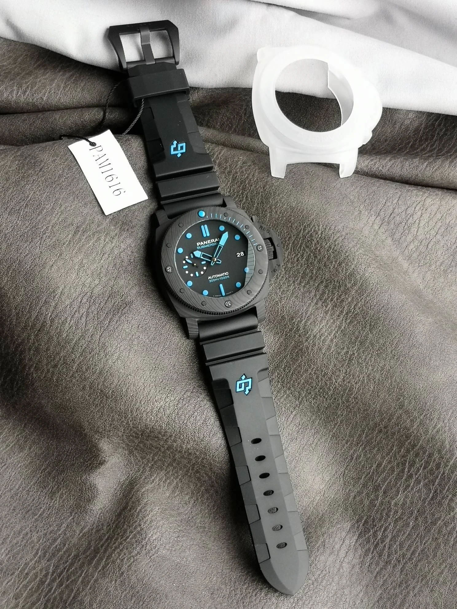 Panerai Submersible PAM01616 — photographed off the sweep
