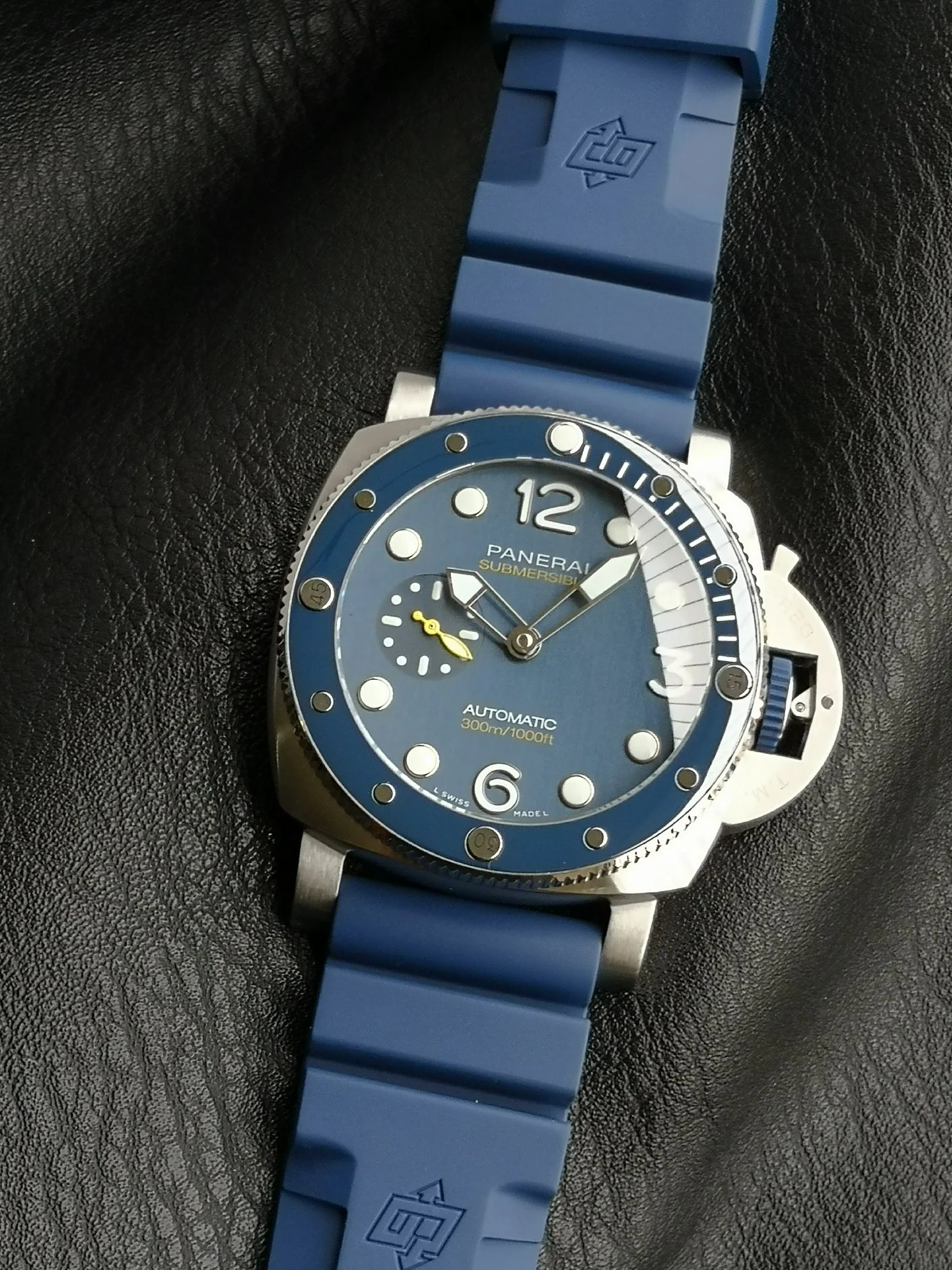 Panerai Submersible PAM01676 — photographed off the sweep