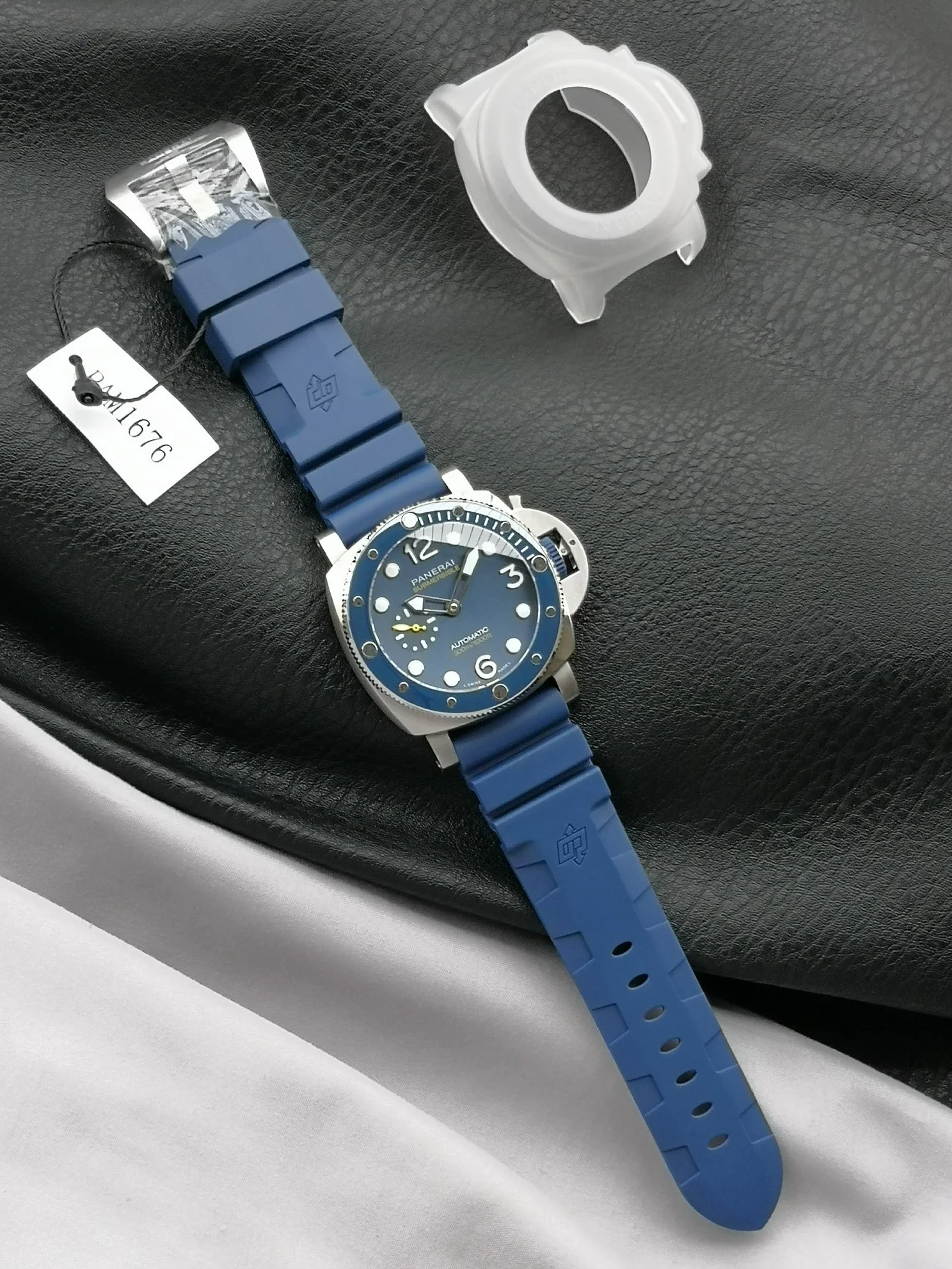 Panerai Submersible PAM01676 — photographed off the sweep