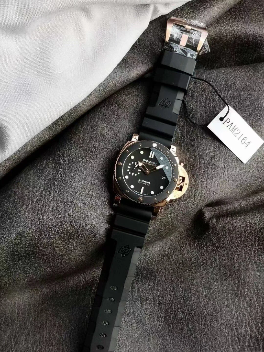 Panerai Submersible PAM02164 — photographed off the sweep