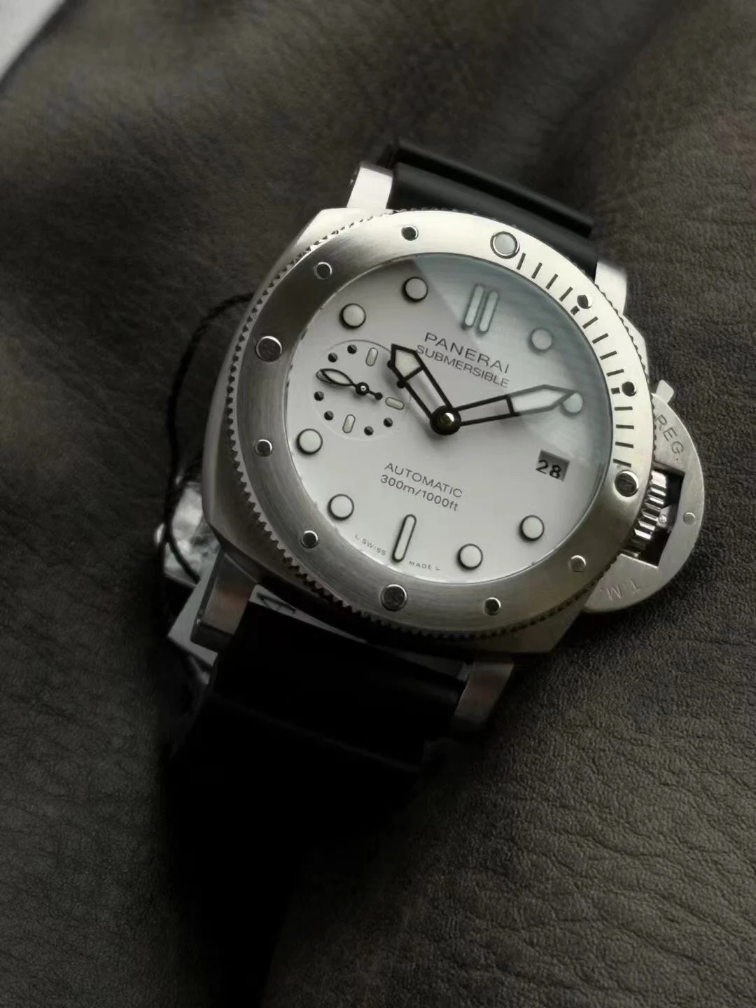 Panerai Submersible PAM02223 — photographed off the sweep