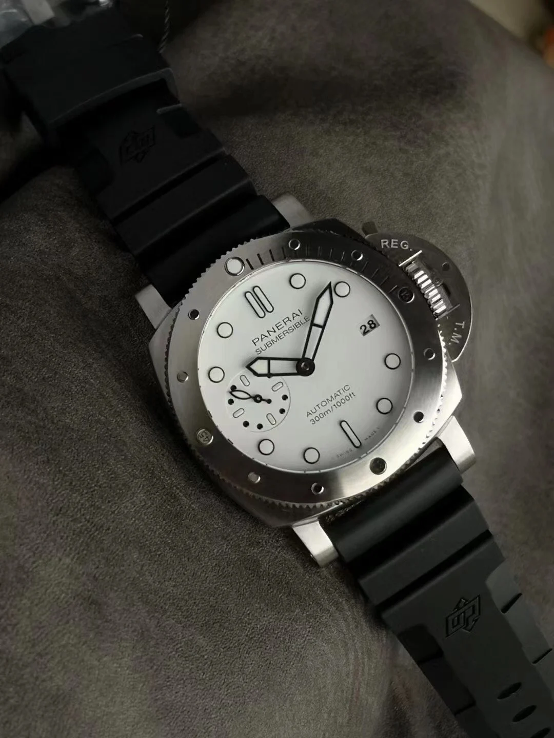 Panerai Submersible PAM02223 — photographed off the sweep