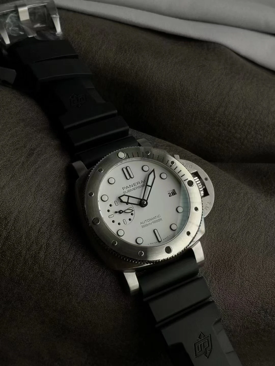 Panerai Submersible PAM02223 — photographed off the sweep