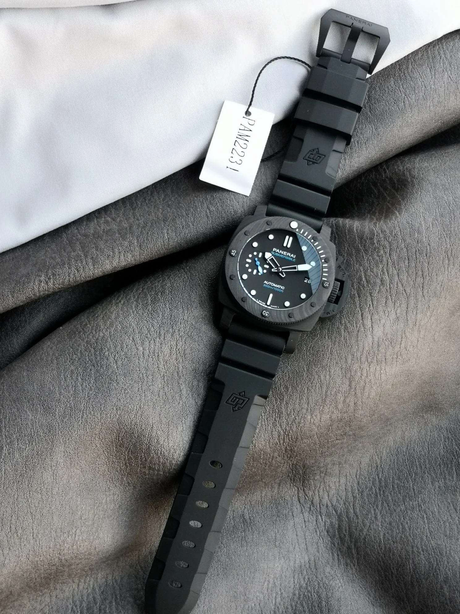 Panerai Submersible PAM02231 — photographed off the sweep