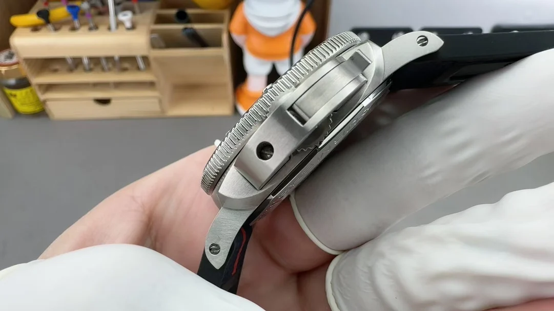 Panerai Titanium 42mm — photographed off the sweep