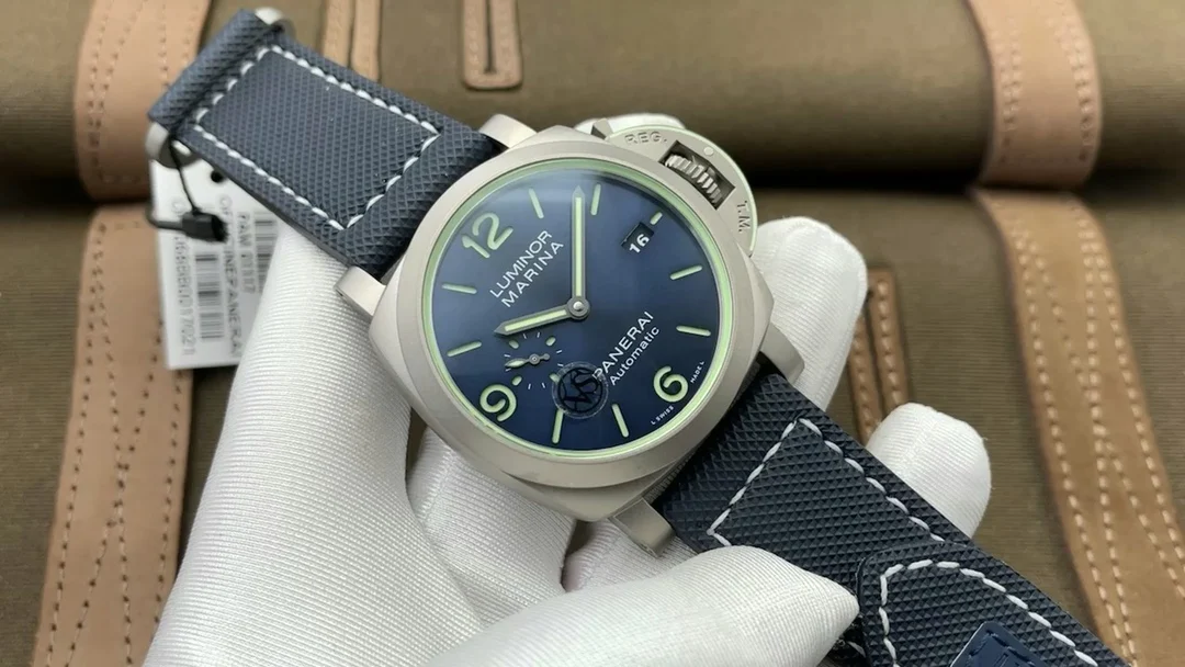 Panerai Titanium Blue Dial PAM01117 44mm