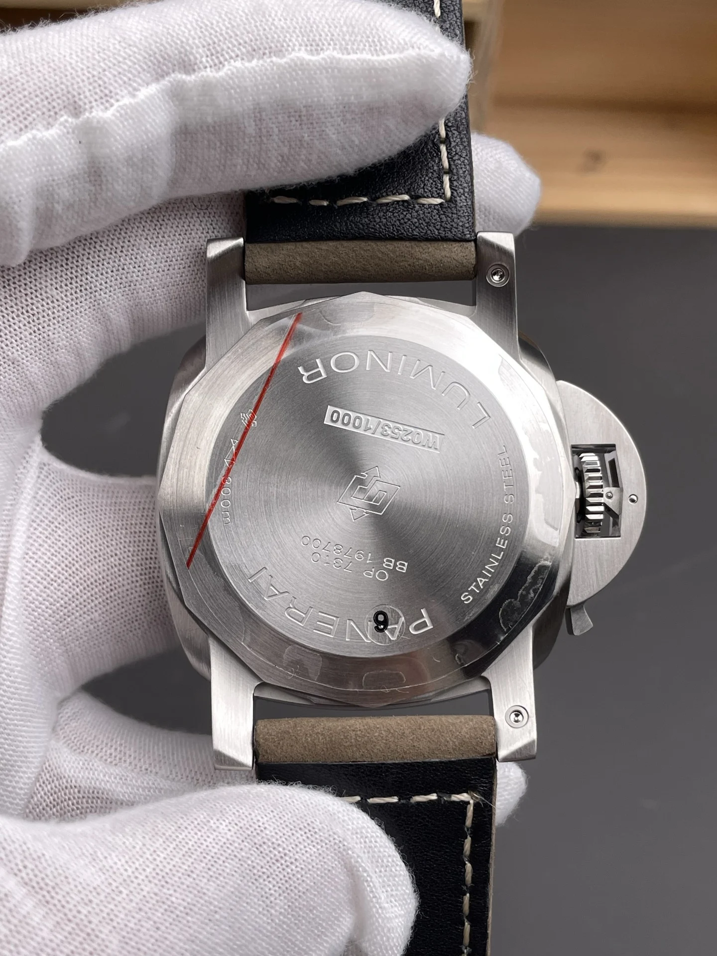 Panerai White Dial PAM01314 42mm — photographed off the sweep