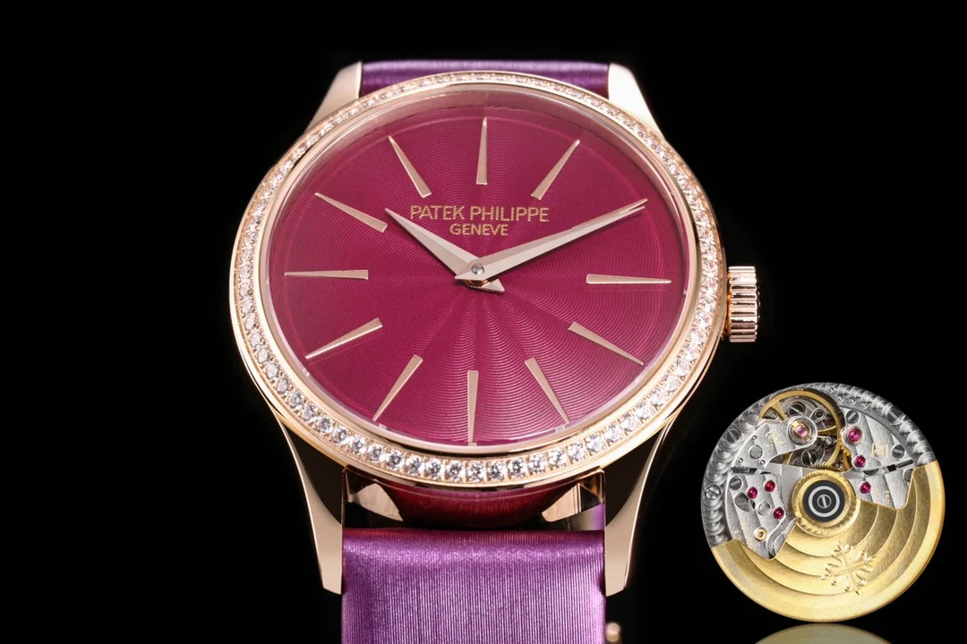 Patek Philippe 33mm — photographed off the sweep