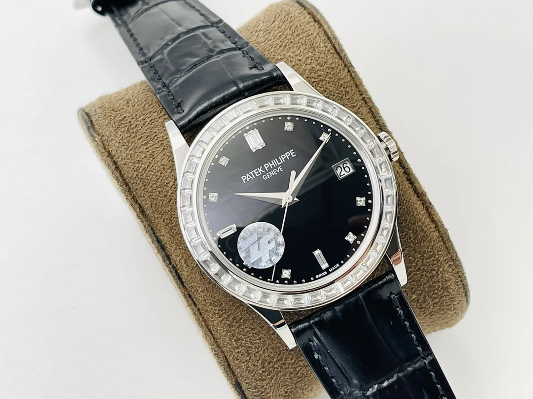 Patek Philippe 38mm — photographed off the sweep