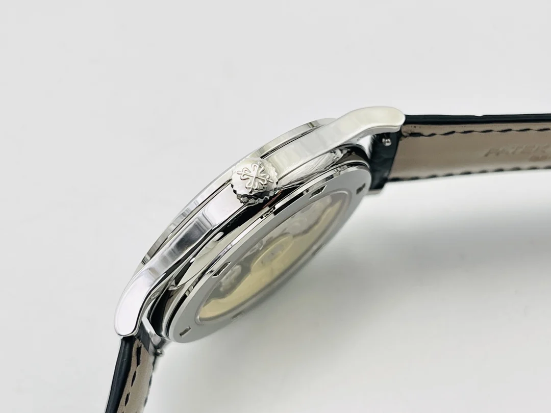 Patek Philippe 38mm — photographed off the sweep