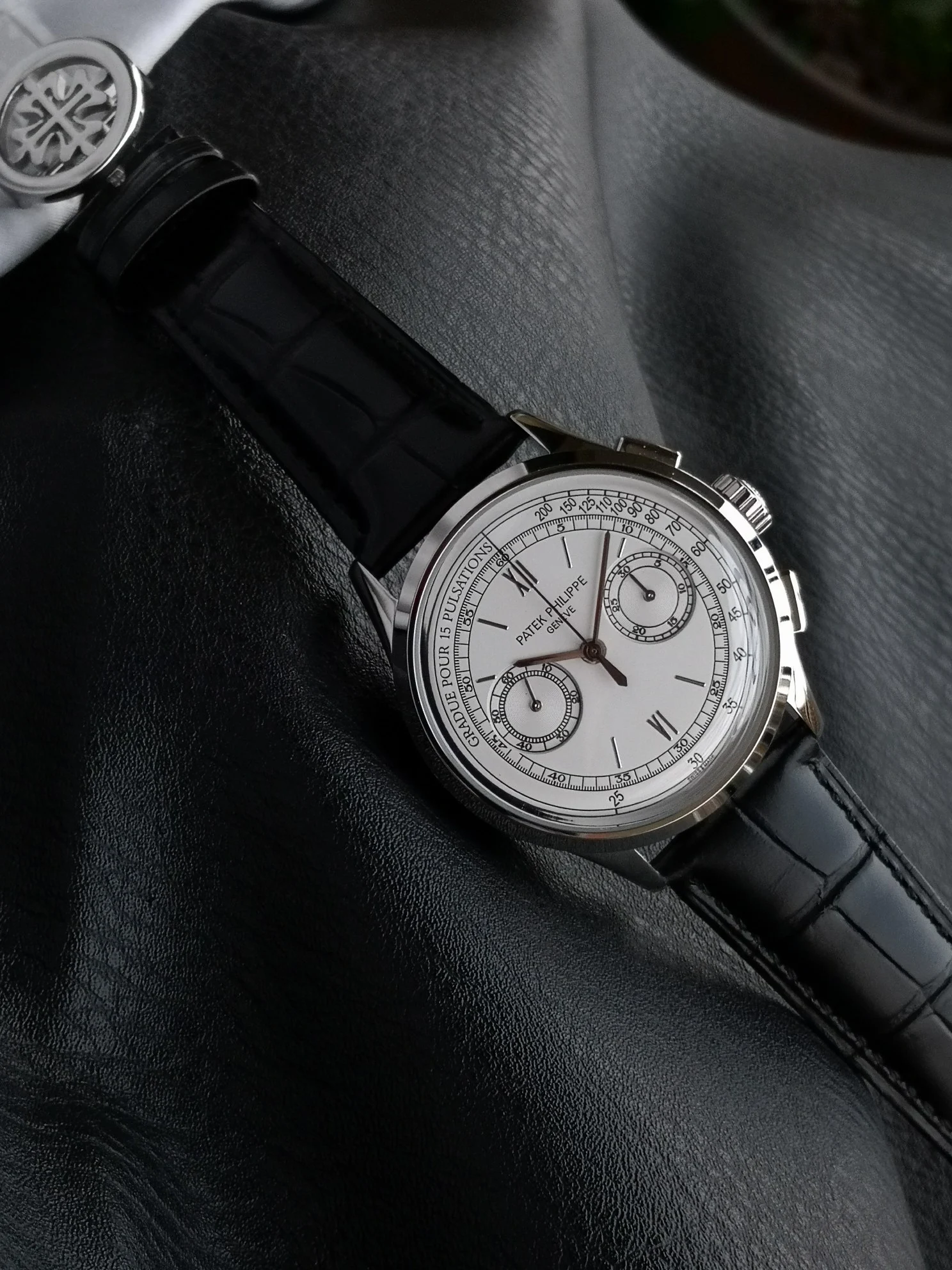 Patek Philippe 5170G 42mm — photographed off the sweep