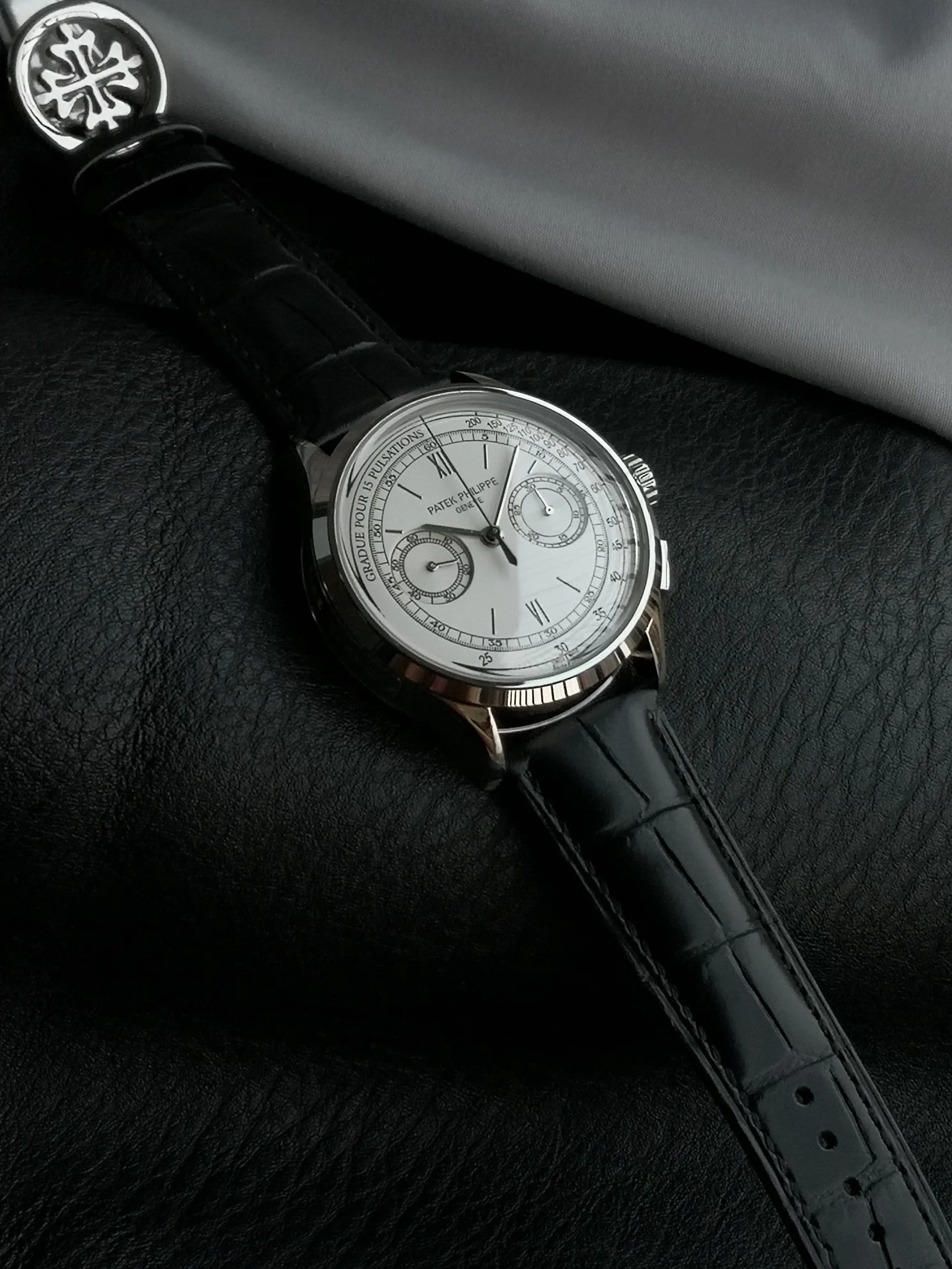 Patek Philippe 5170G 42mm — photographed off the sweep