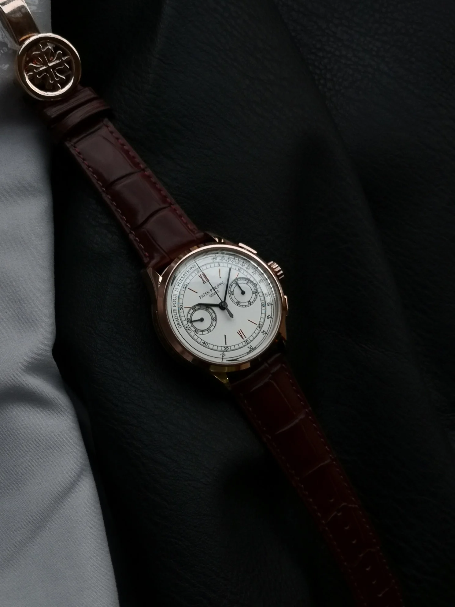 Patek Philippe 5170G 42mm — photographed off the sweep