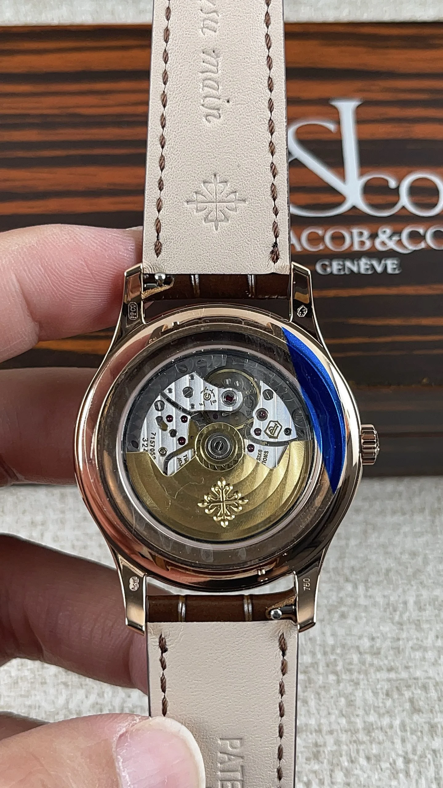 Patek Philippe 5205 — photographed off the sweep