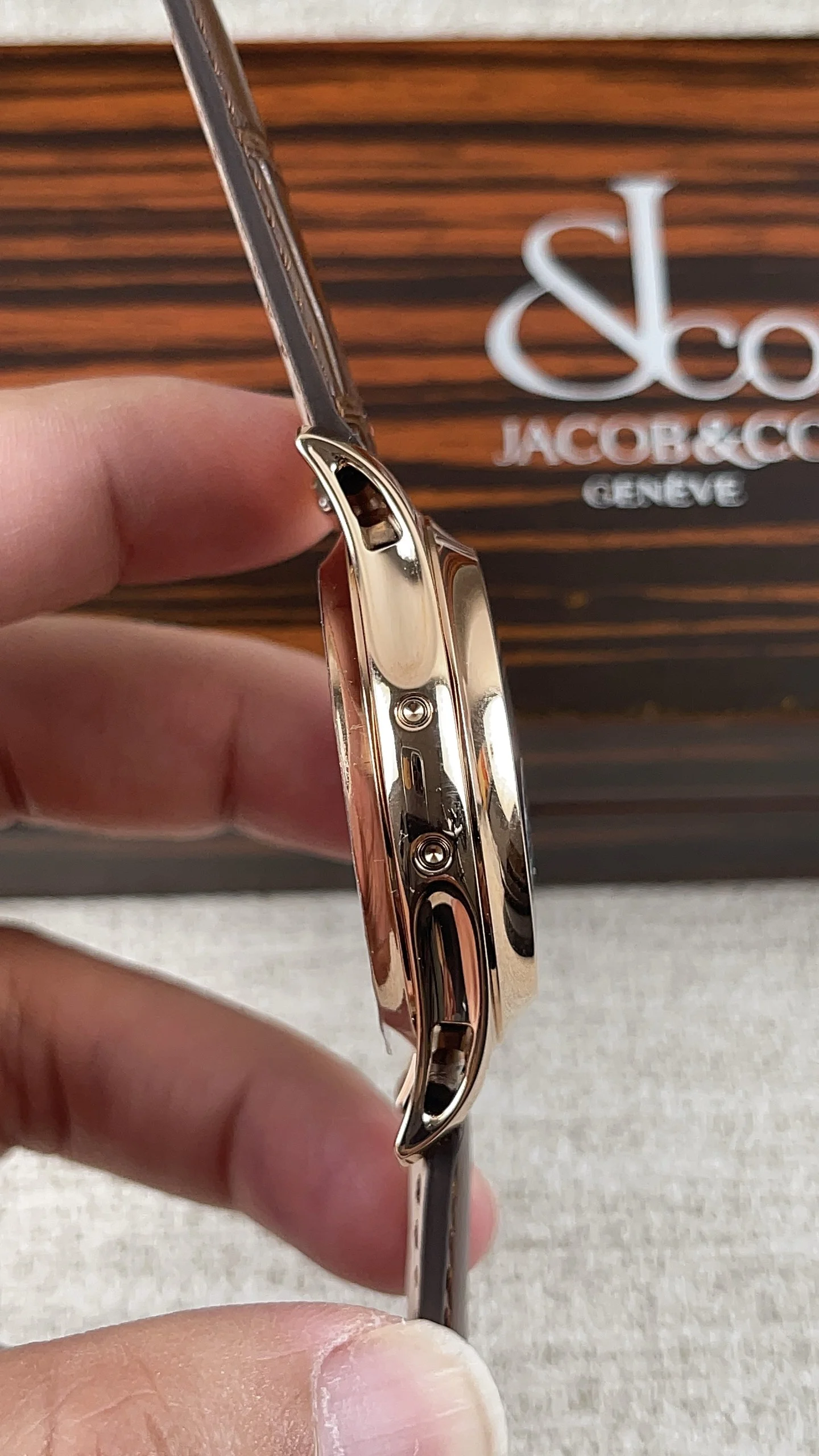 Patek Philippe 5205 — photographed off the sweep
