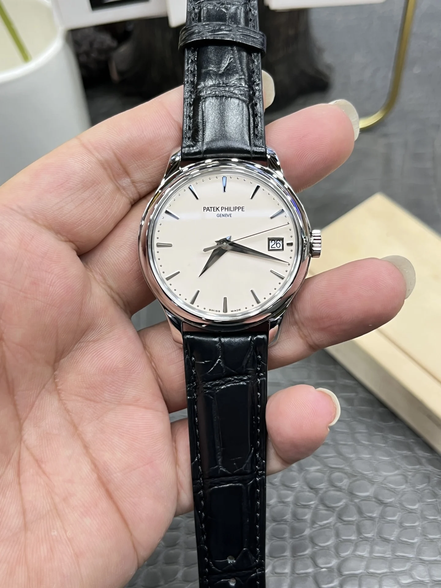 Patek Philippe 5227 39mm — photographed off the sweep