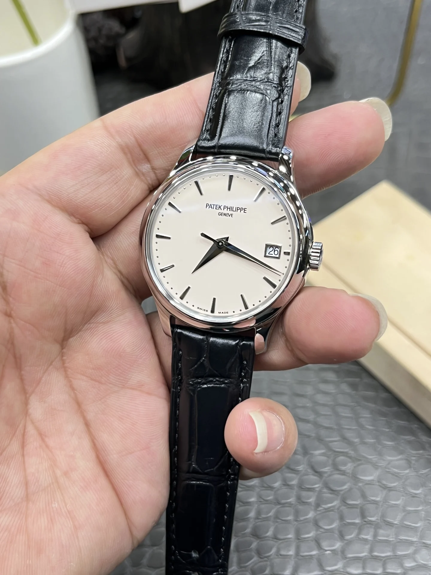 Patek Philippe 5227 39mm — photographed off the sweep