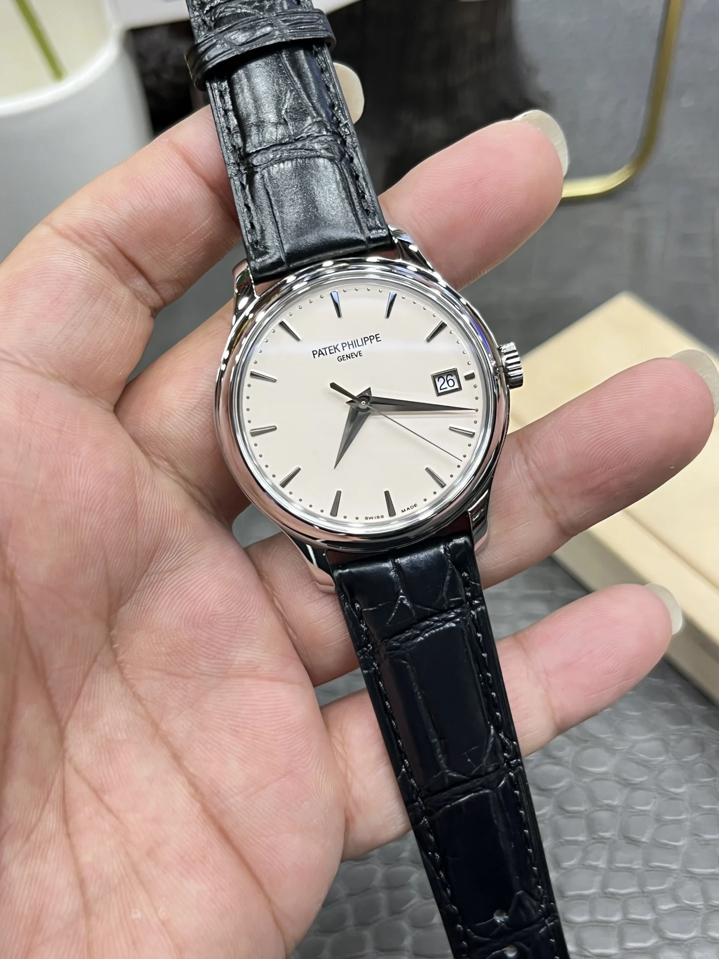 Patek Philippe 5227 39mm — photographed off the sweep