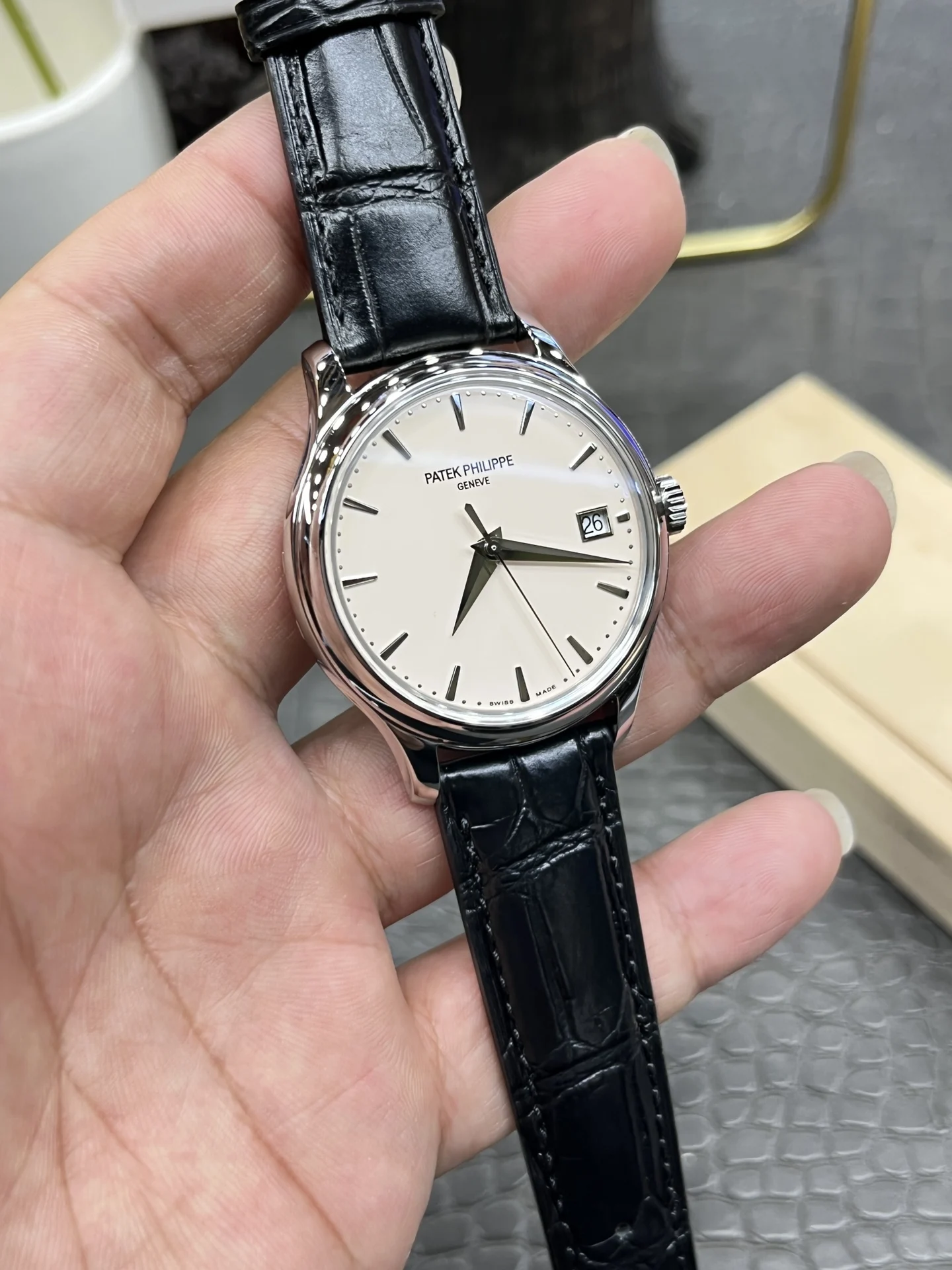 Patek Philippe 5227 39mm — photographed off the sweep