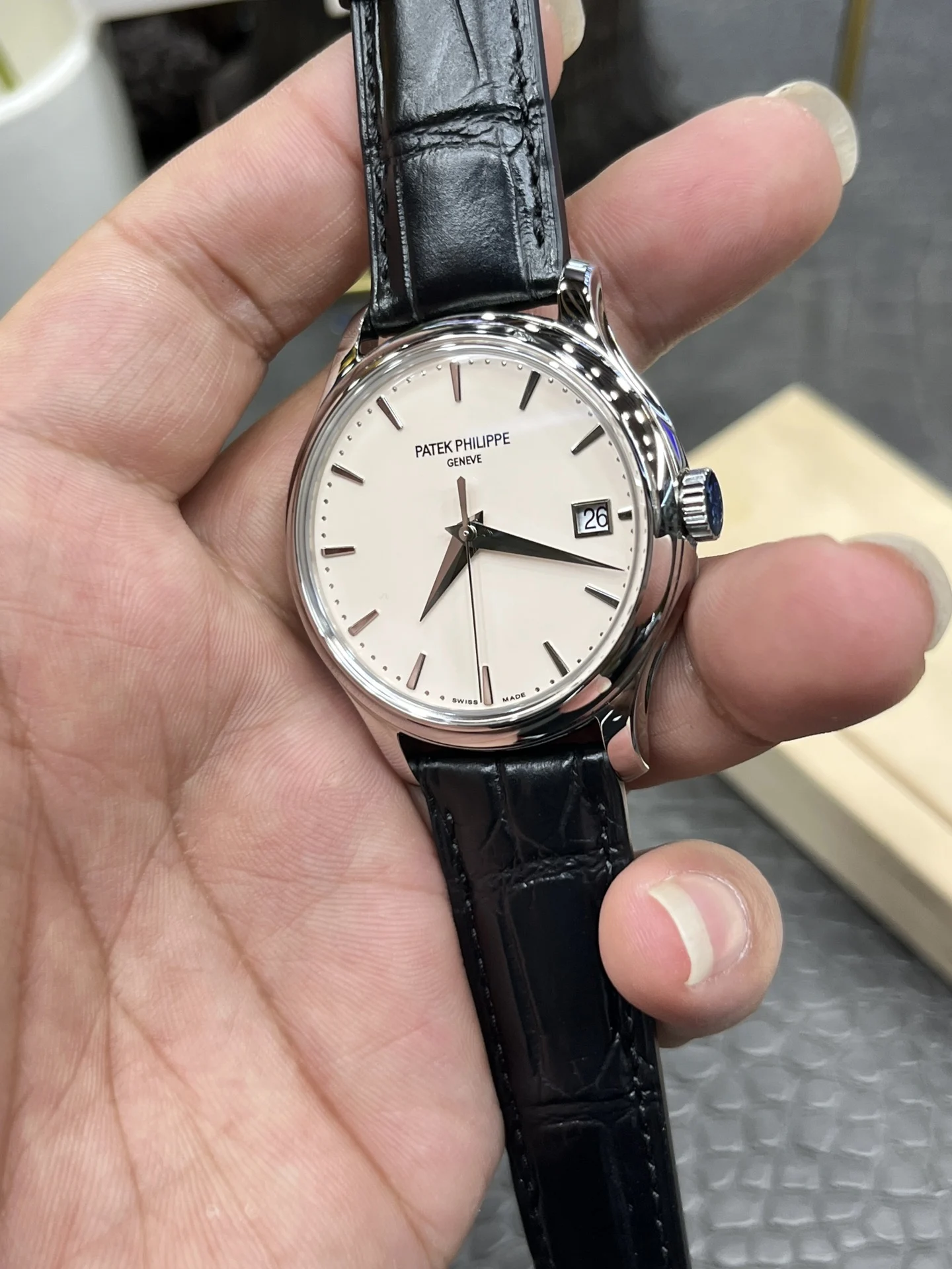 Patek Philippe 5227 39mm — photographed off the sweep