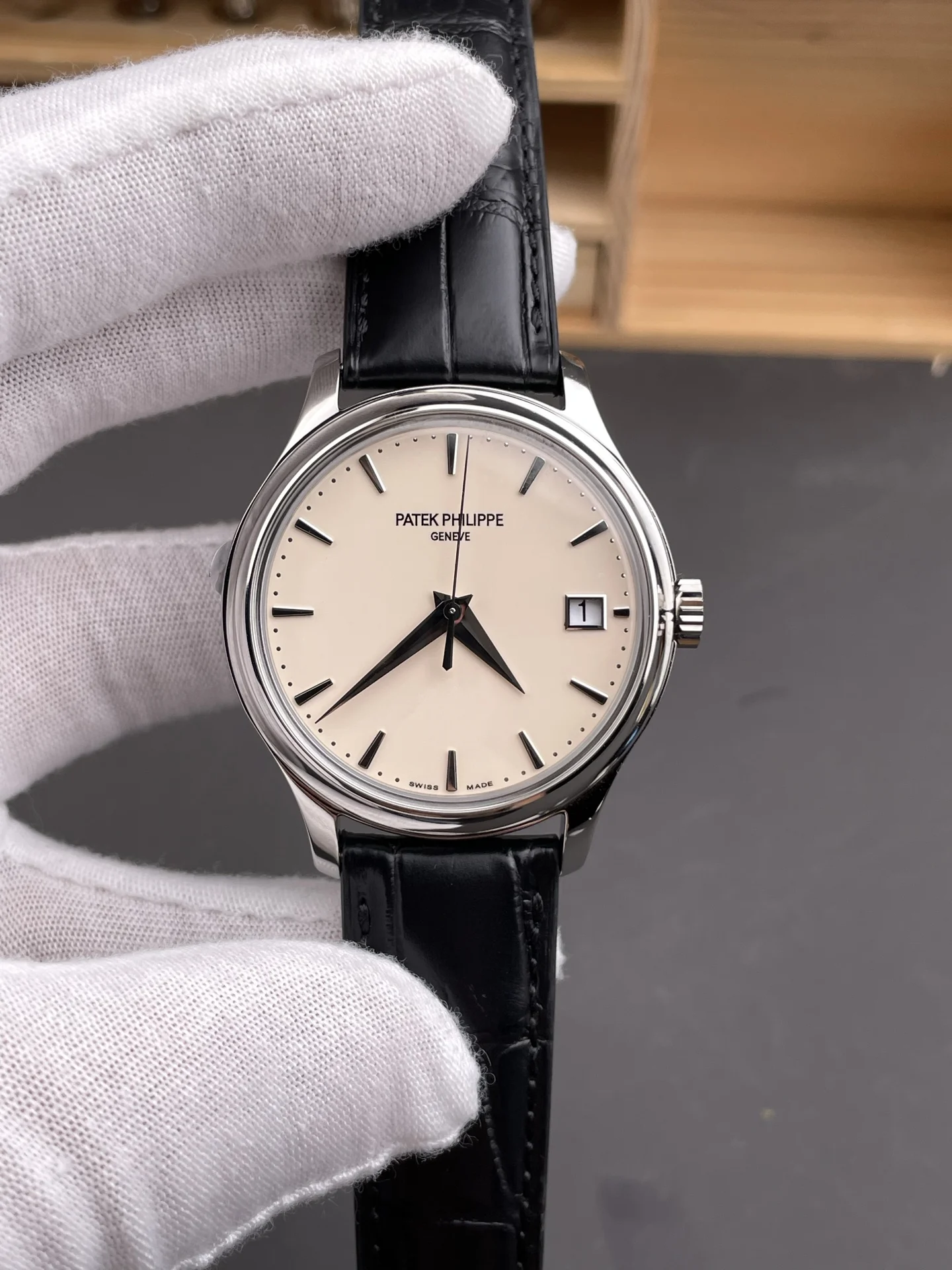Patek Philippe 5227G — photographed off the sweep