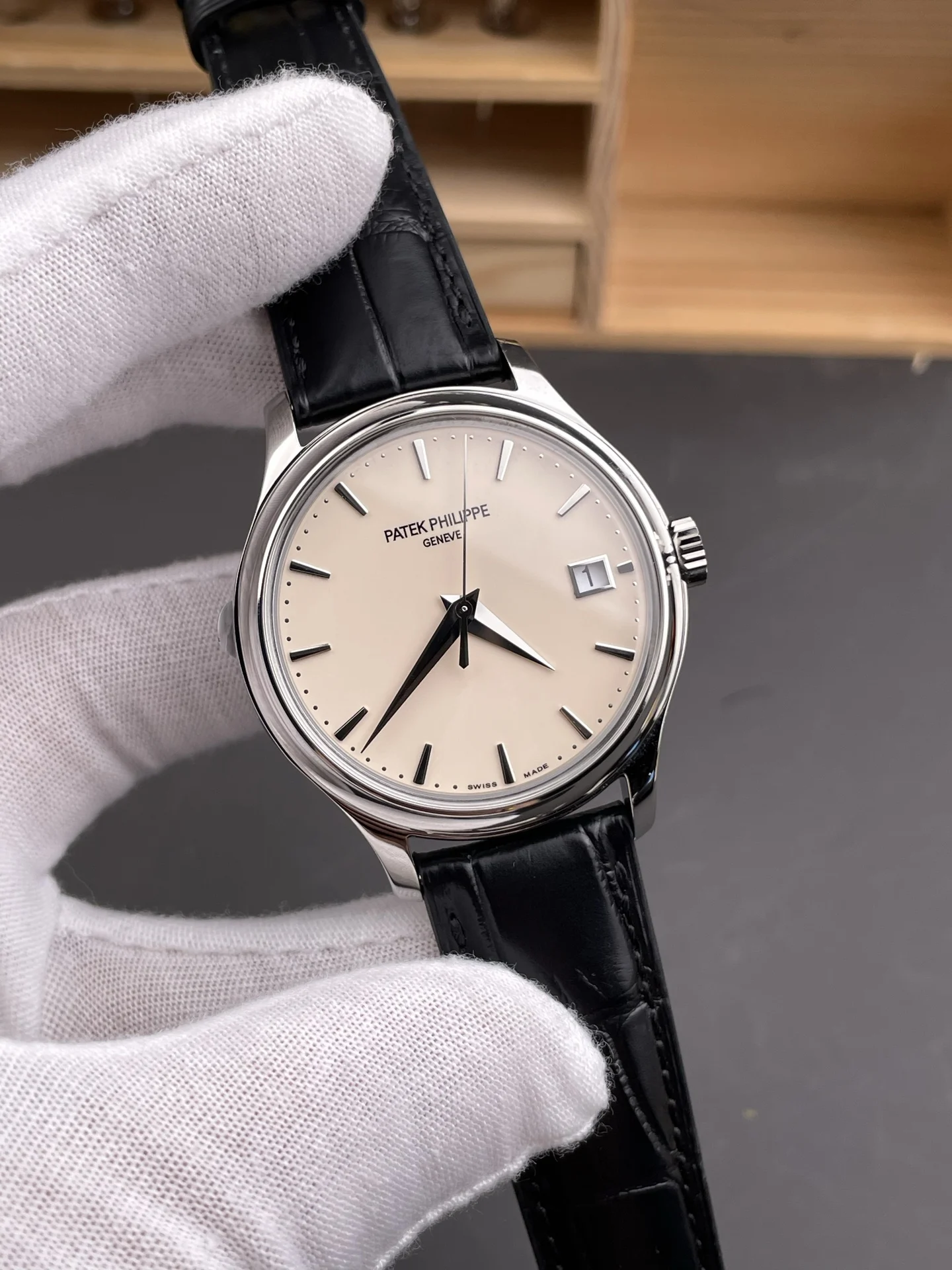 Patek Philippe 5227G — photographed off the sweep