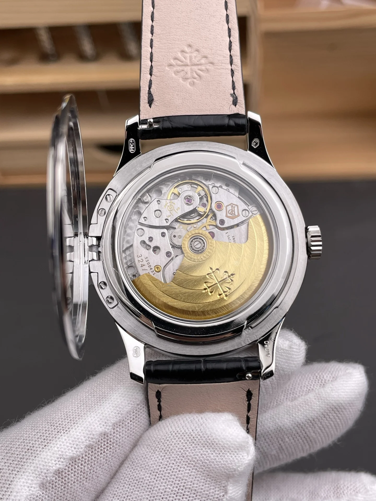 Patek Philippe 5227G — photographed off the sweep
