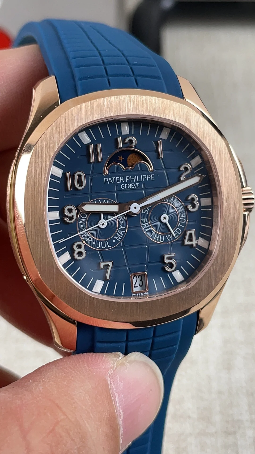Patek Philippe 5261 — photographed off the sweep