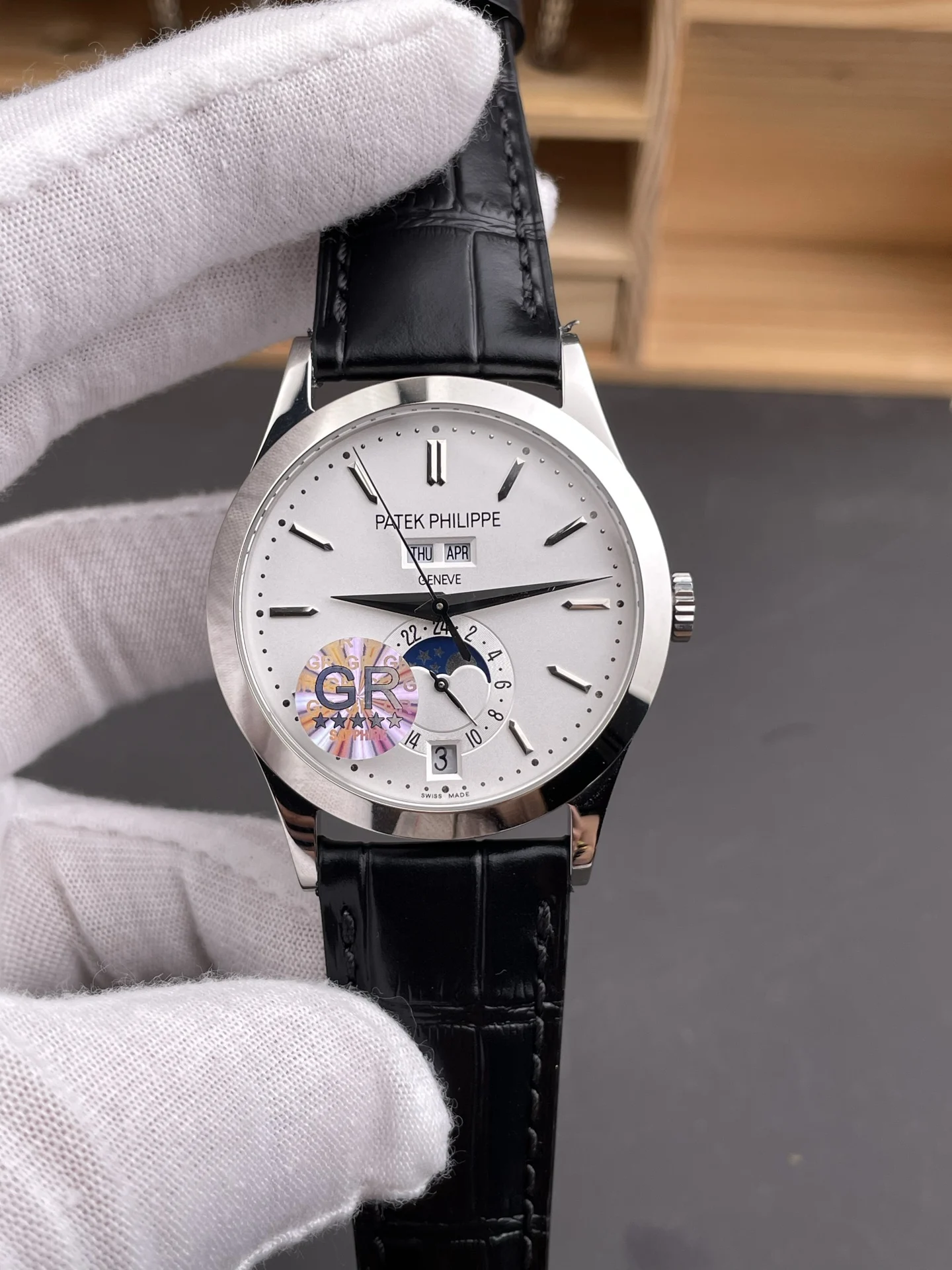 Patek Philippe 5396 — photographed off the sweep