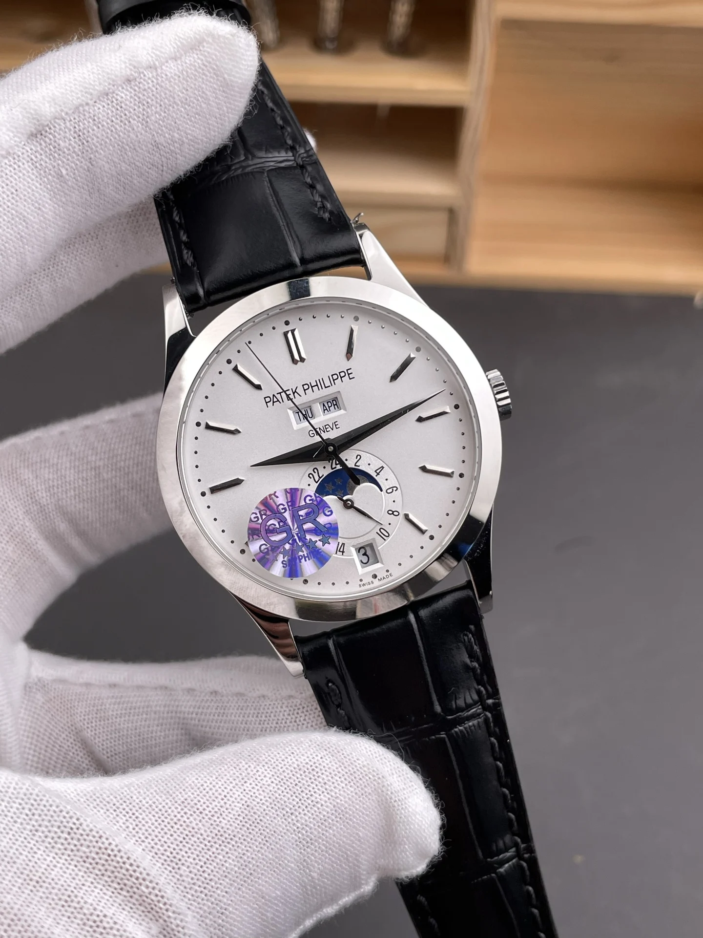 Patek Philippe 5396 — photographed off the sweep