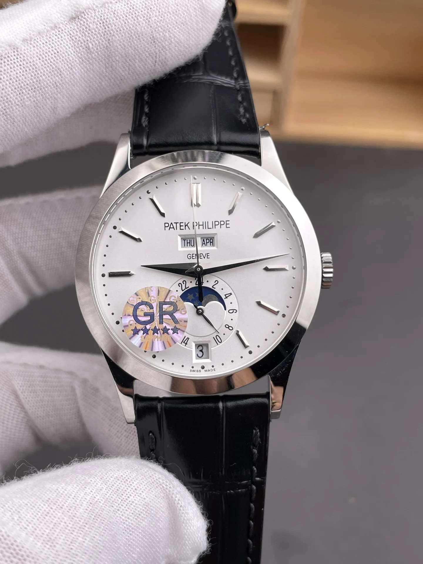 Patek Philippe 5396 — photographed off the sweep