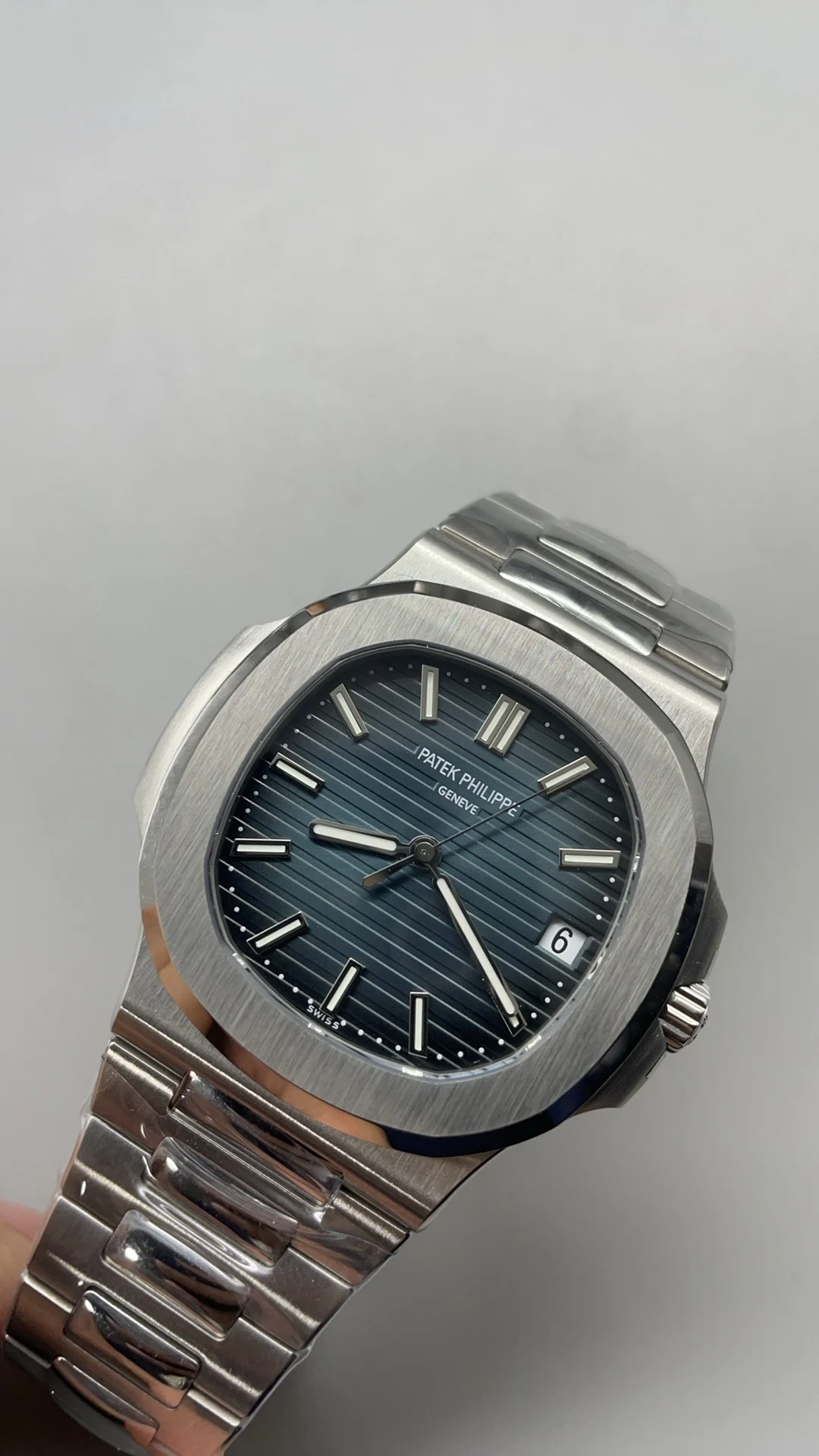 Patek Philippe 5711 — photographed off the sweep