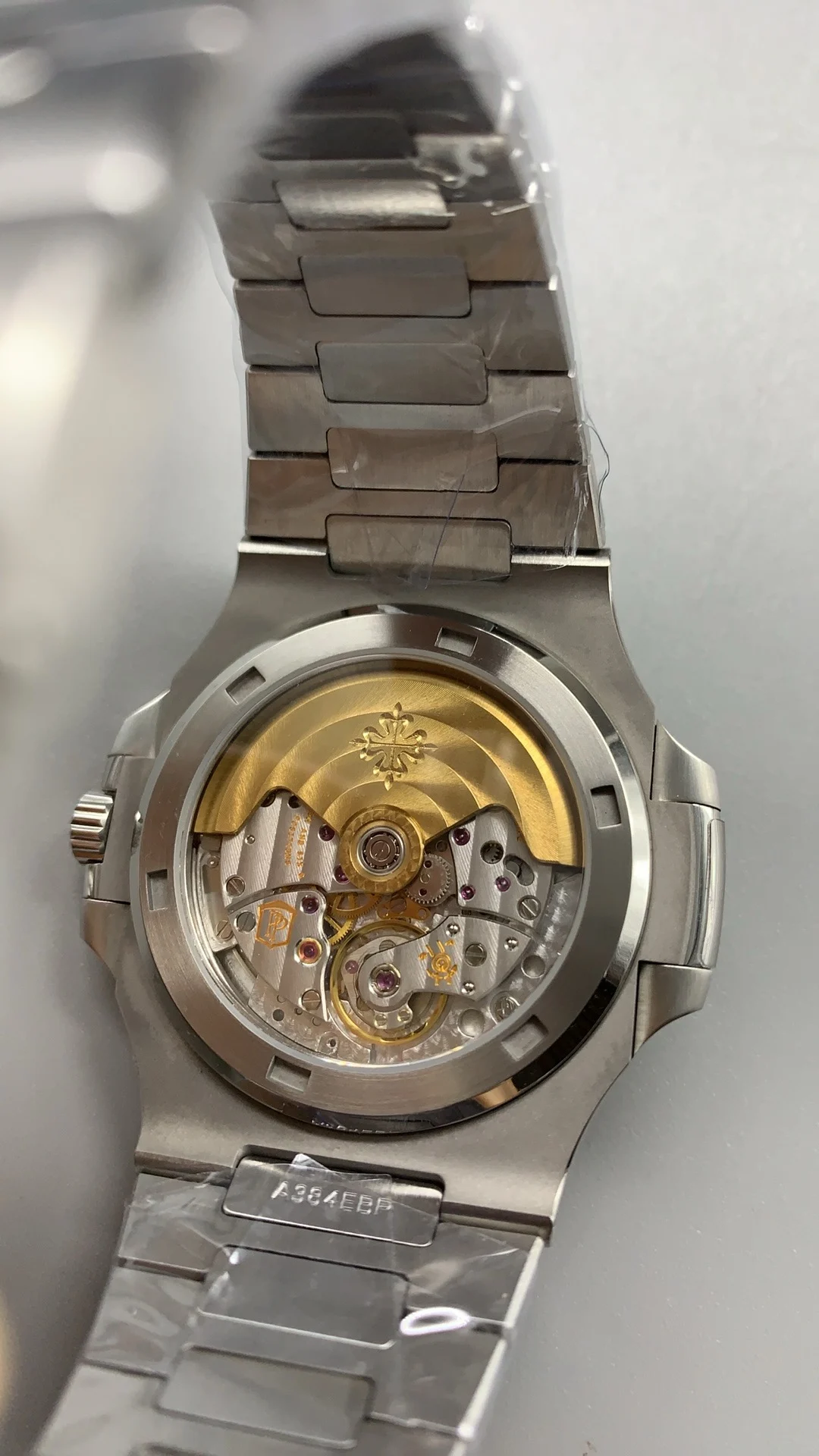 Patek Philippe 5711 — photographed off the sweep