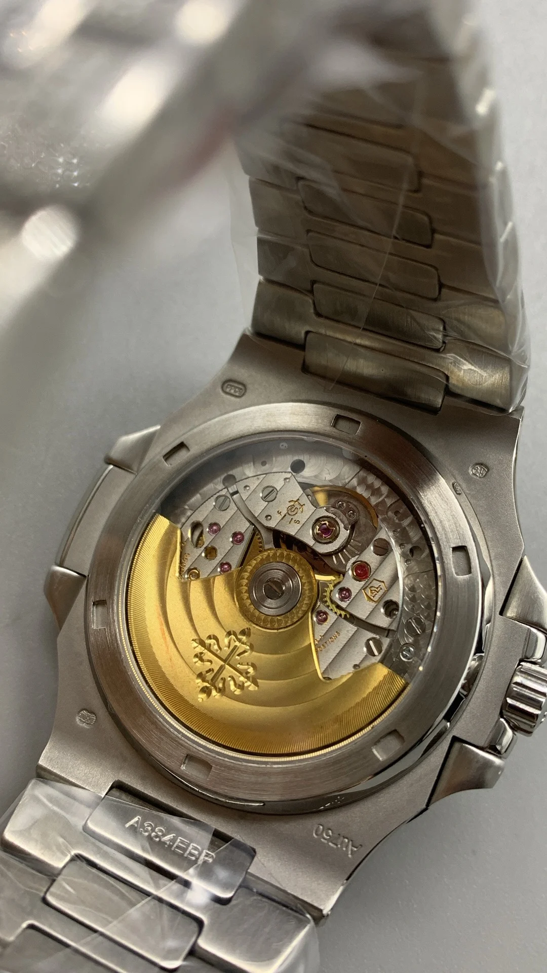 Patek Philippe 5711 — photographed off the sweep