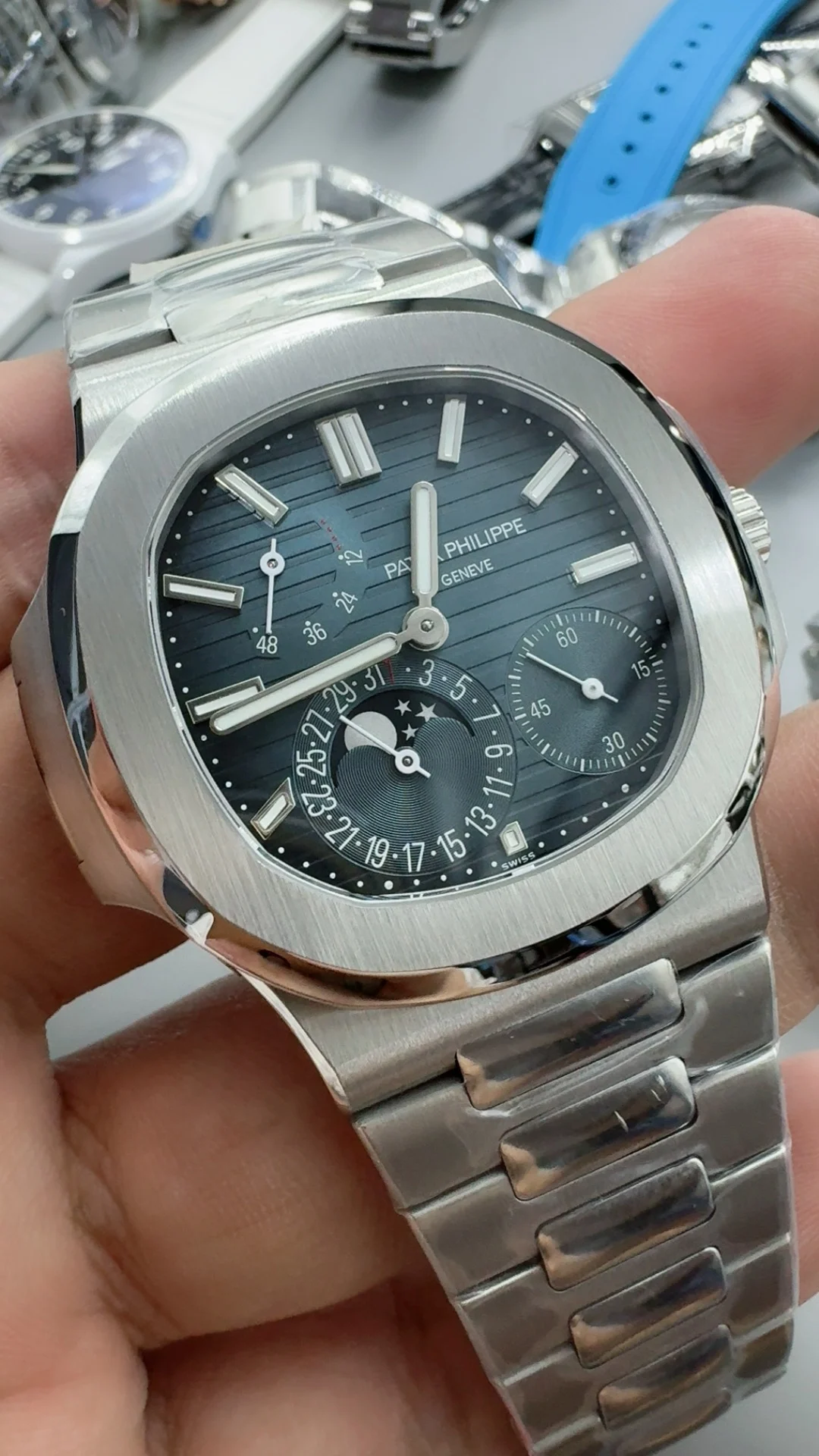 Patek Philippe 5712 — photographed off the sweep