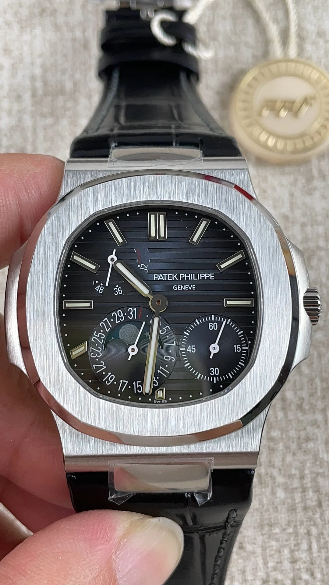Patek Philippe 5712 — photographed off the sweep