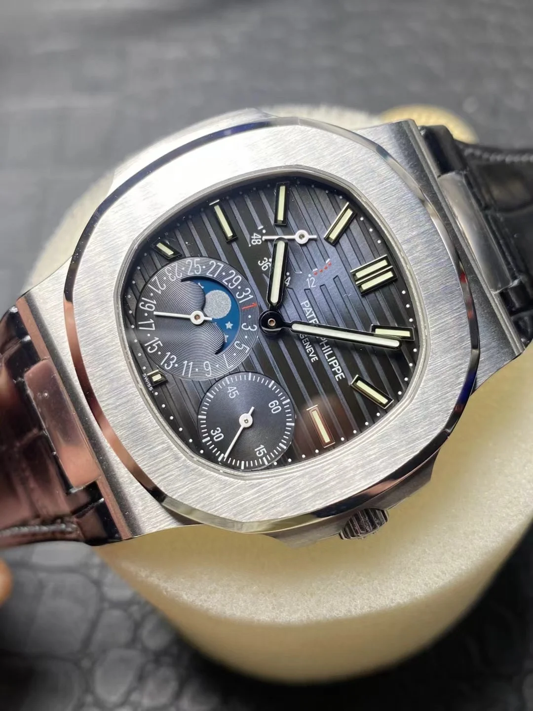 Patek Philippe 5712 — photographed off the sweep