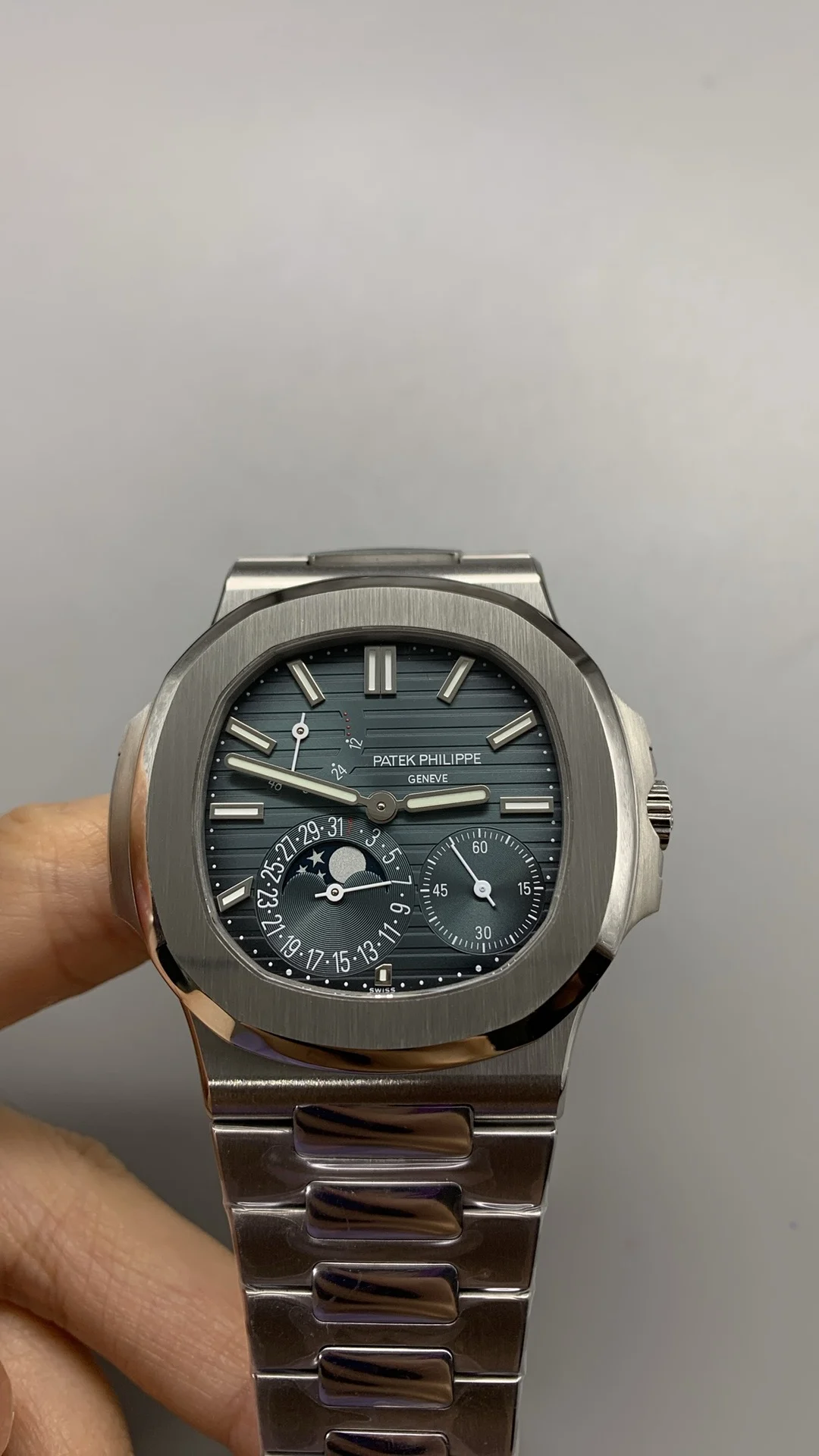 Patek Philippe 5712 — photographed off the sweep