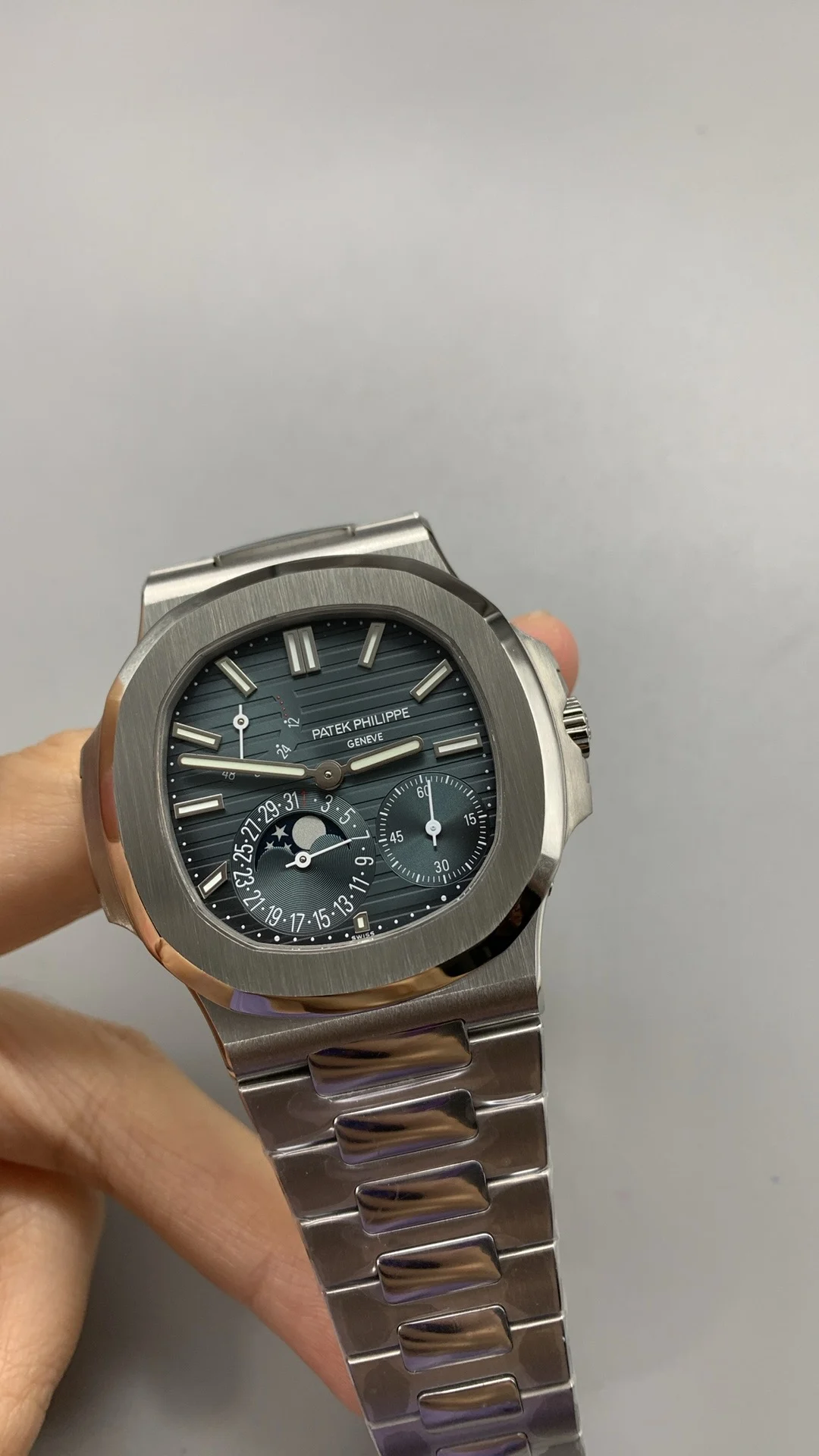 Patek Philippe 5712 — photographed off the sweep